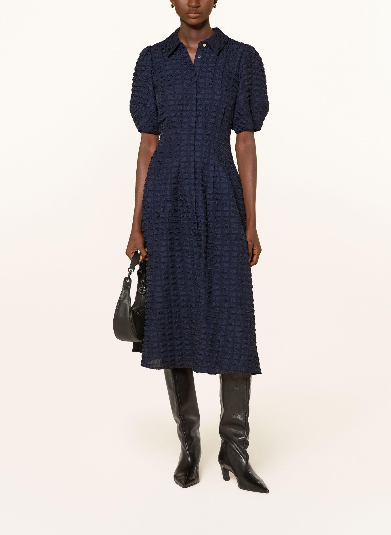 Phase Eight Hemdblusenkleid YASMINE: DUNKELBLAU