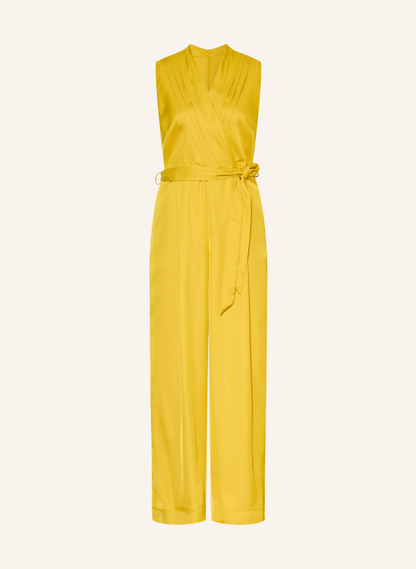 Phase Eight Jumpsuit TAYLOR van satijn: DONKERGEEL