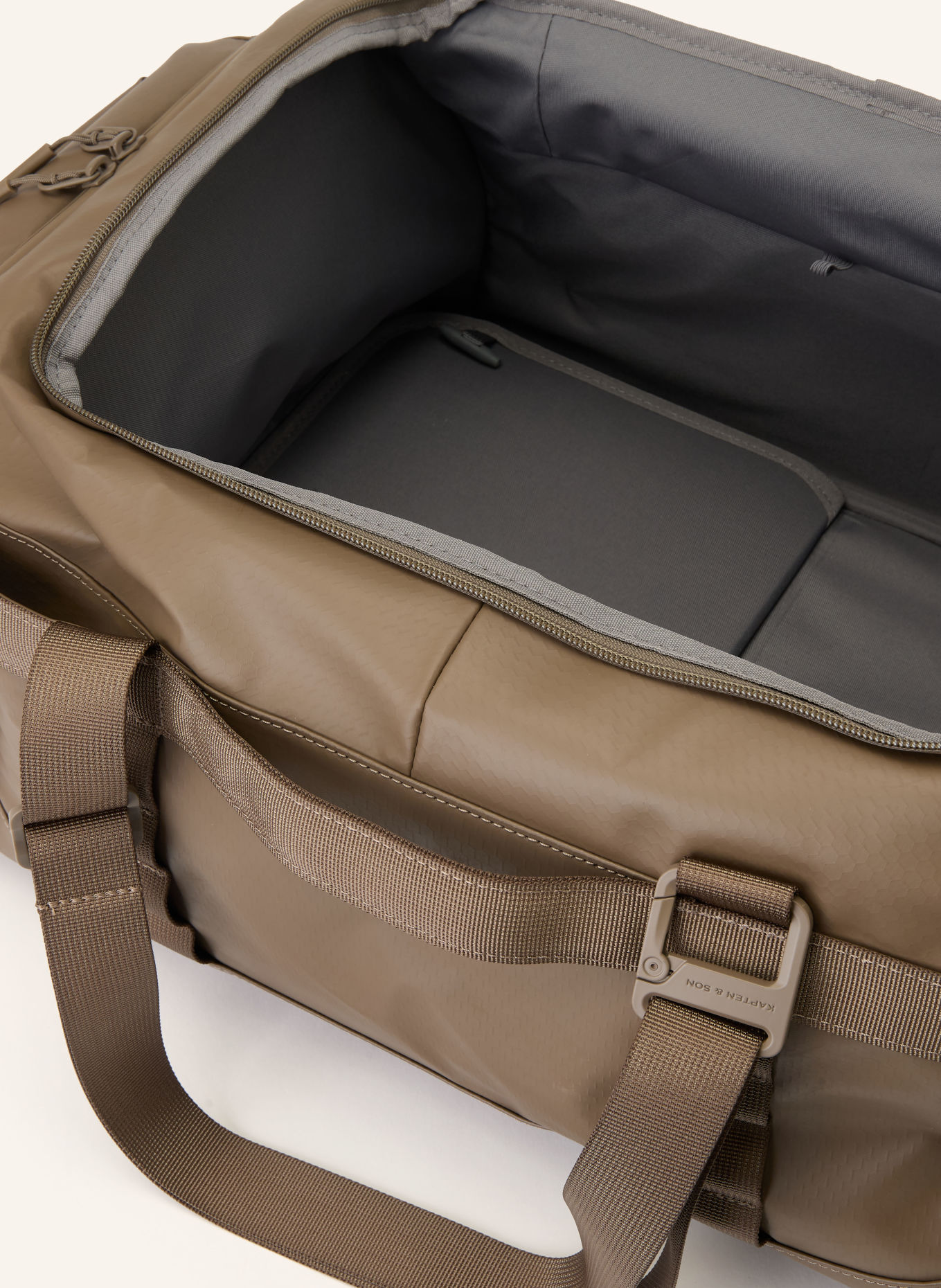 KAPTEN & SON LISBON Weekender: BROWN