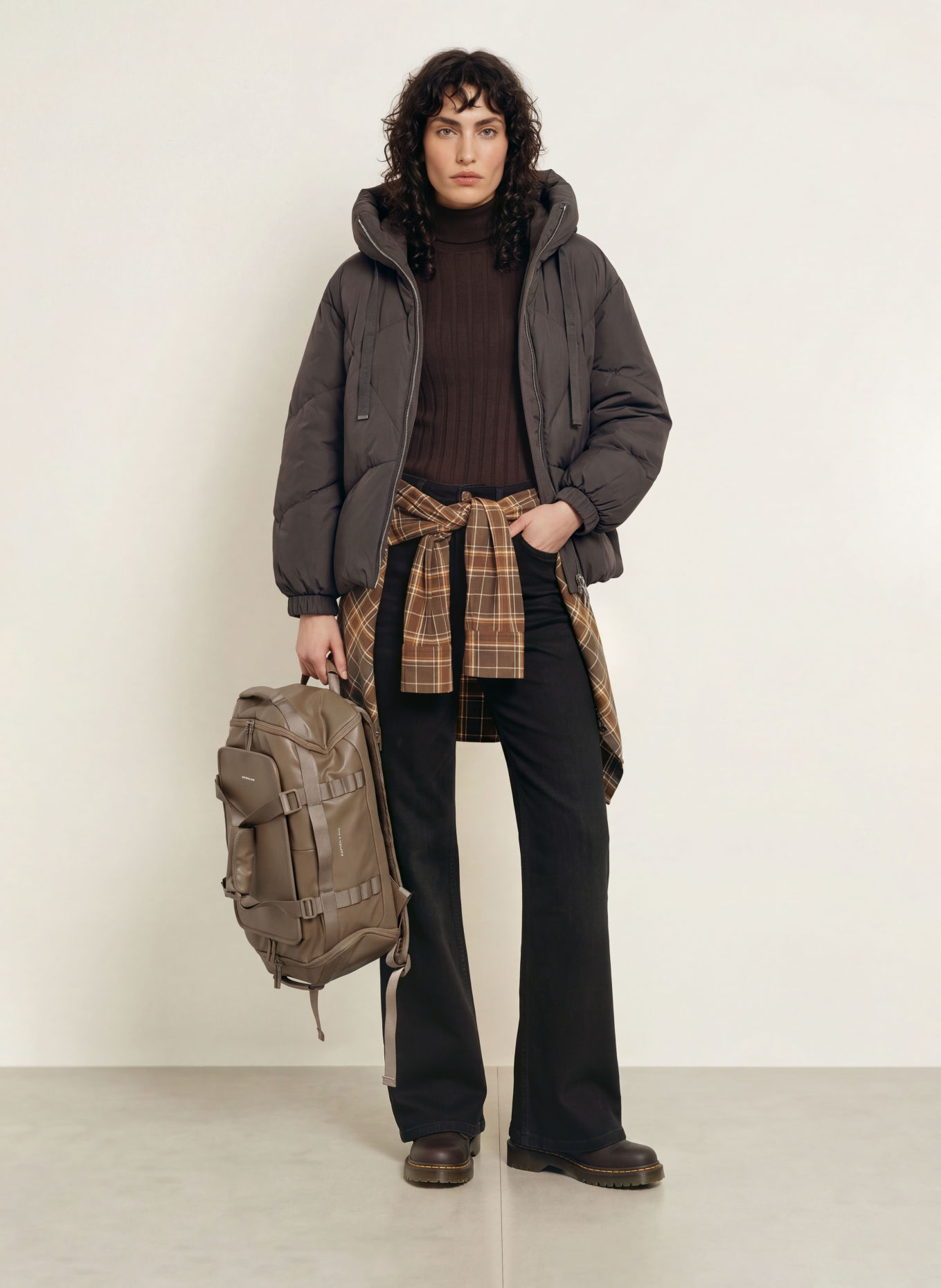 KAPTEN & SON LISBON Weekender: BROWN