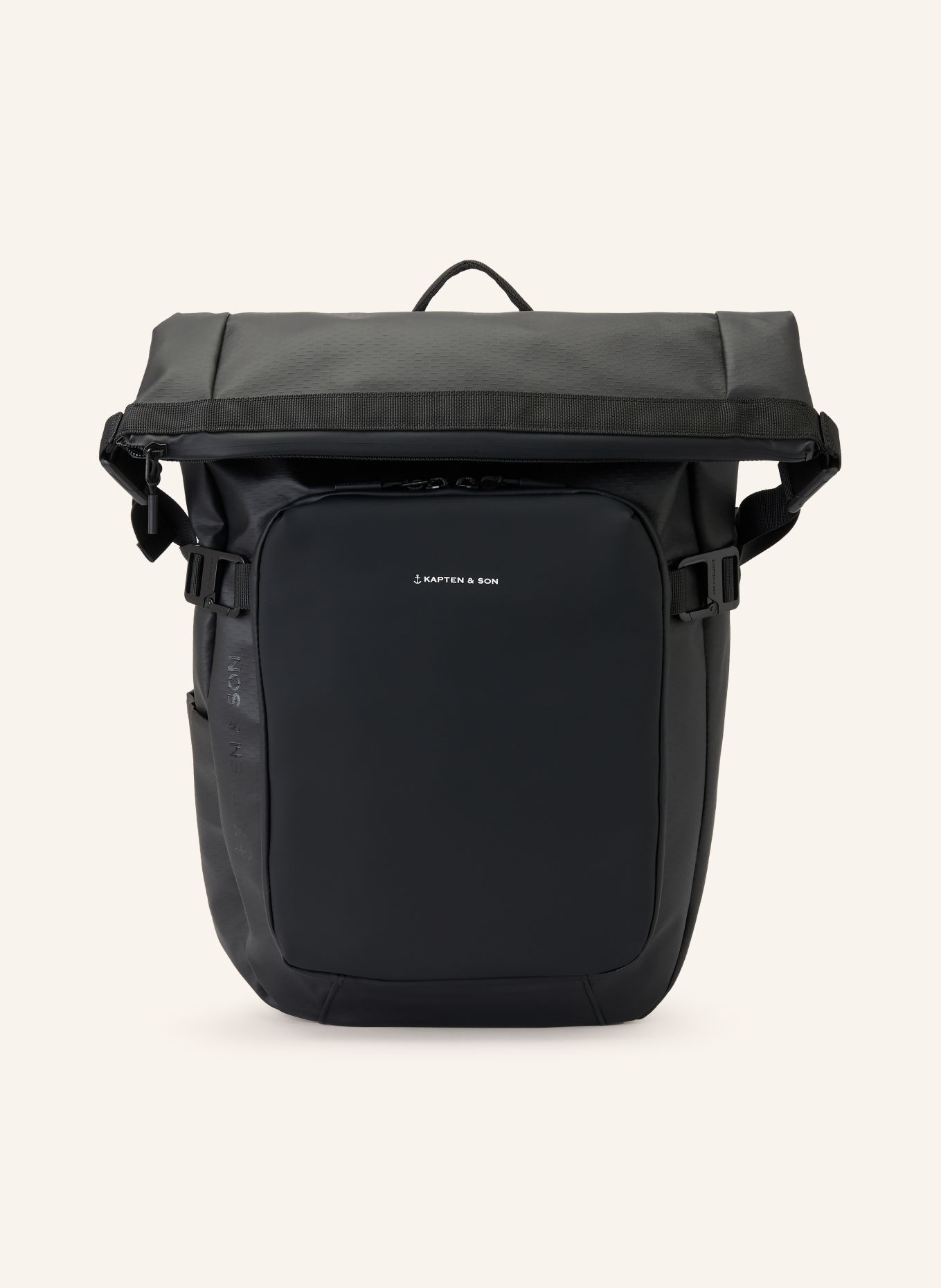 KAPTEN & SON Rucksack LISBON: SCHWARZ