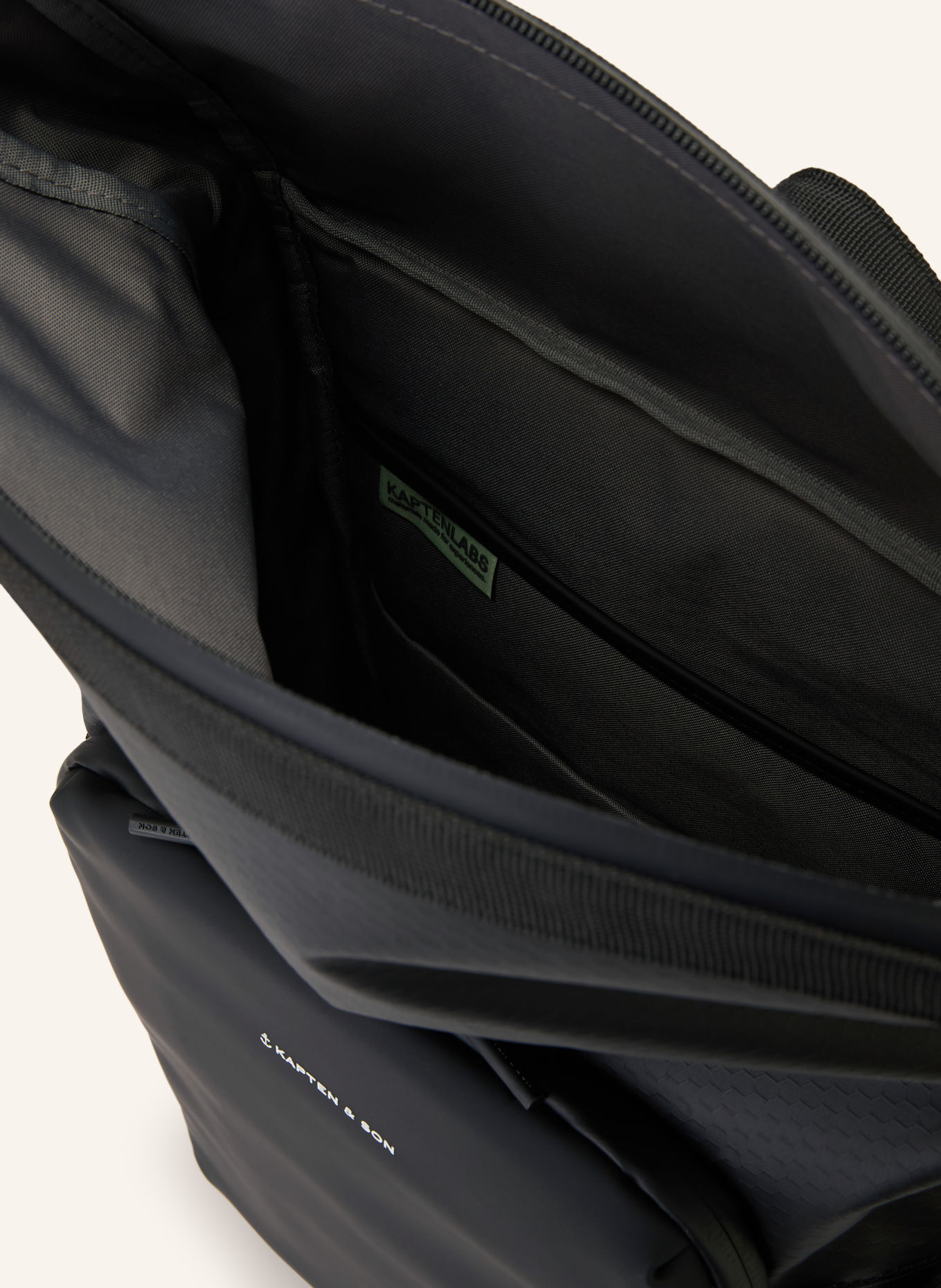 KAPTEN & SON Rucksack LISBON: SCHWARZ
