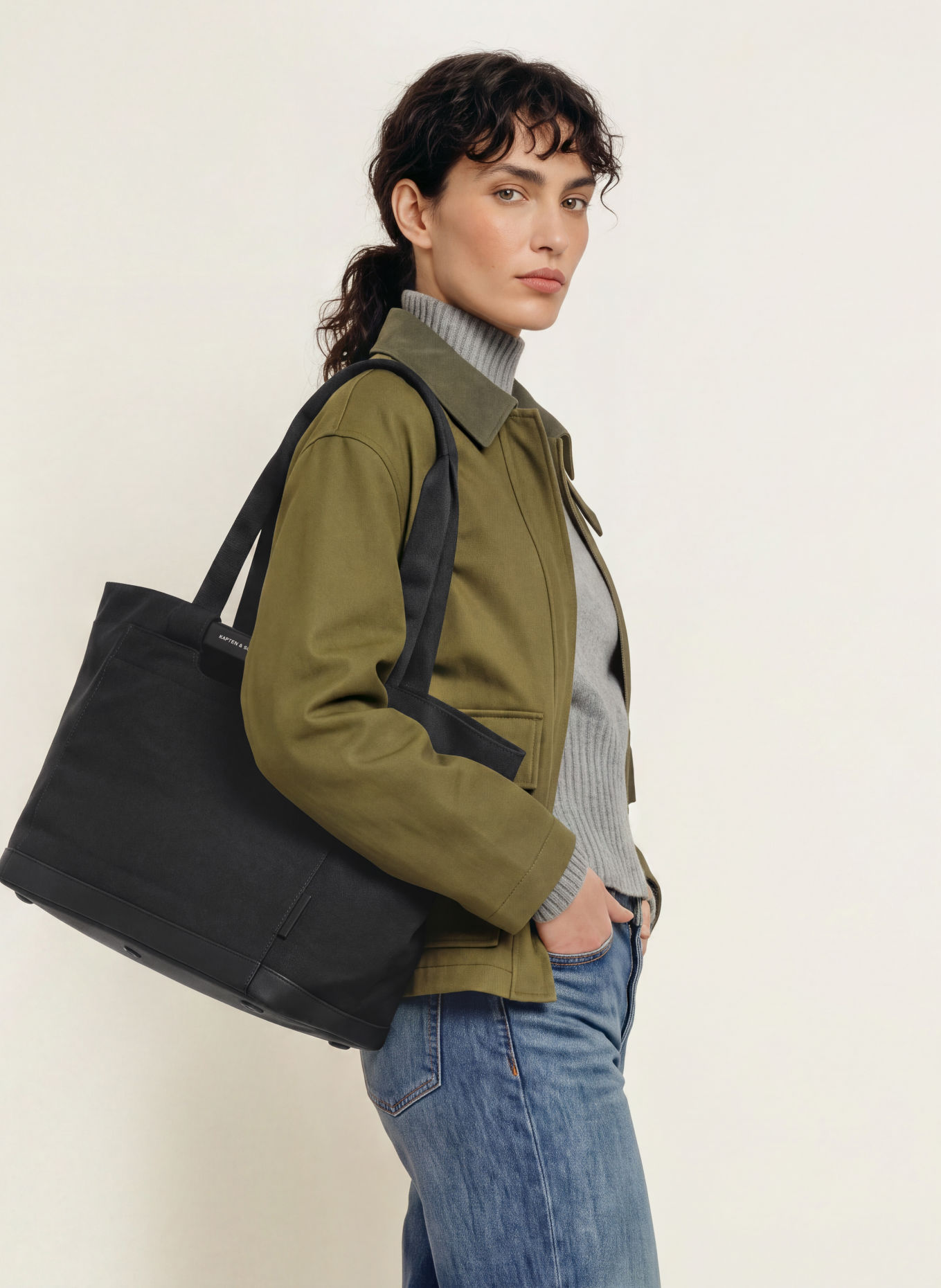 KAPTEN & SON VAASA Shopping Cart: BLACK