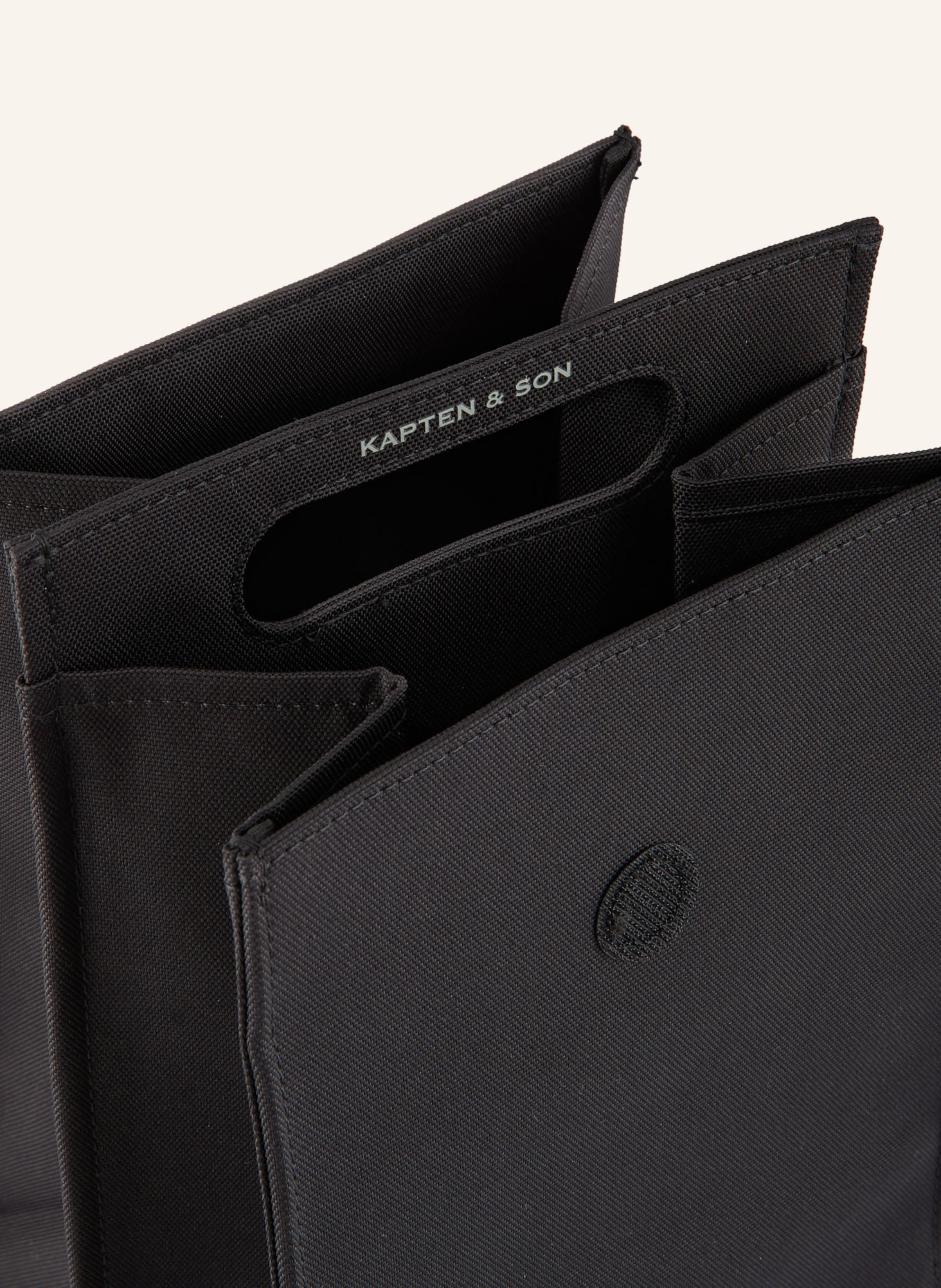 KAPTEN & SON Shopping-Organizer VAASA 9 l: SCHWARZ