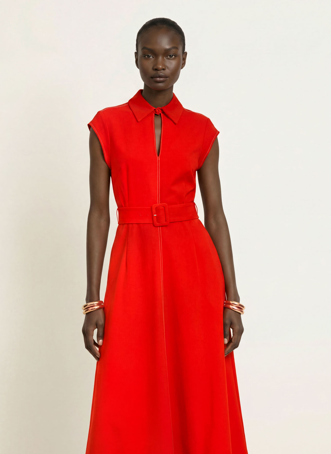 REISS Kleid SLOANE: ROT