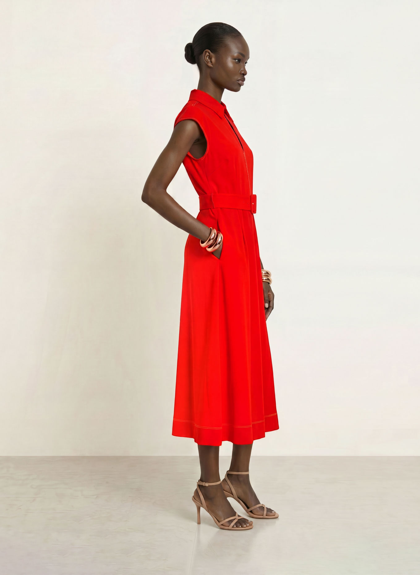 REISS Kleid SLOANE: ROT