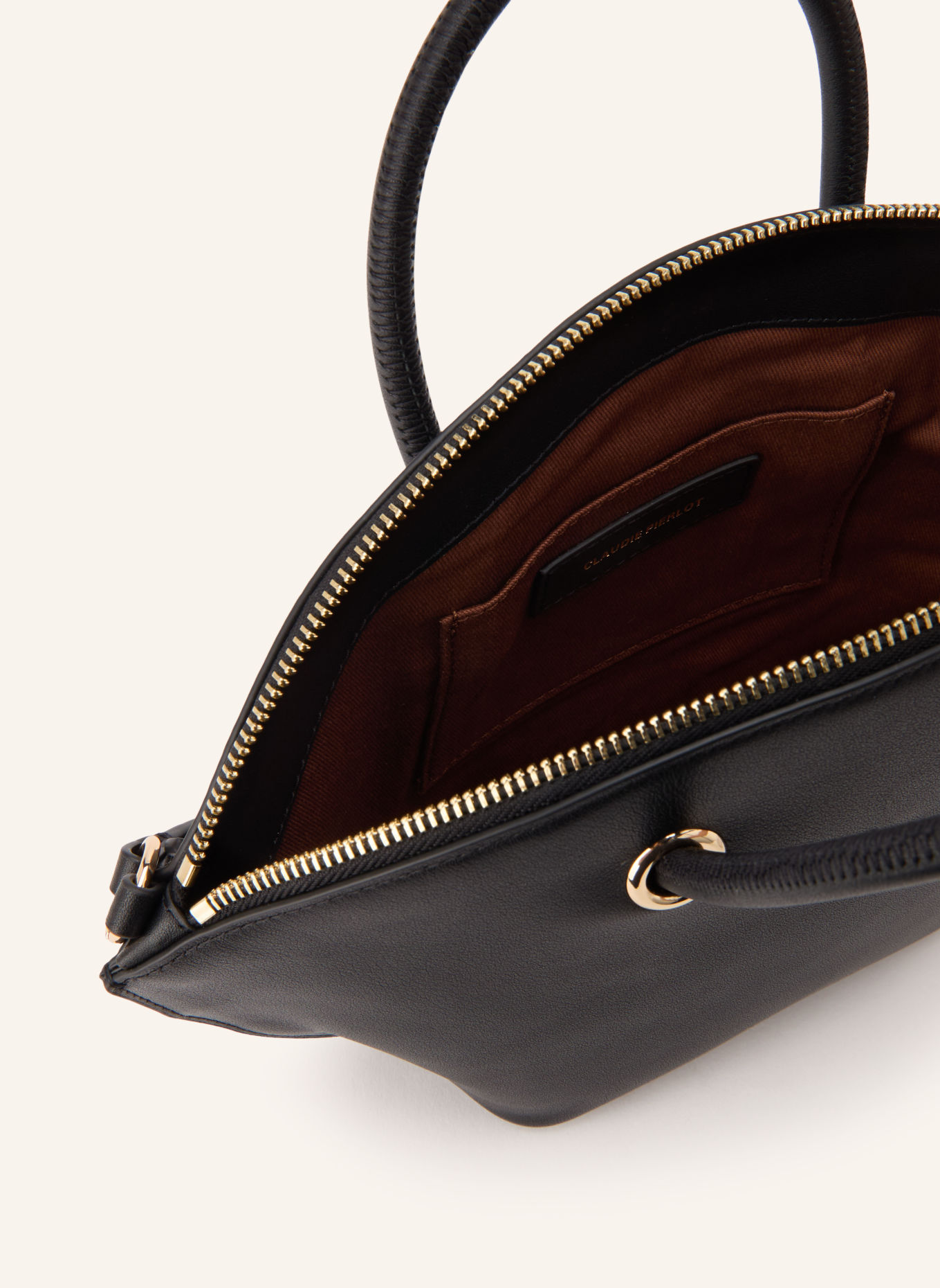 CLAUDIE PIERLOT Handtasche: SCHWARZ / GOLD