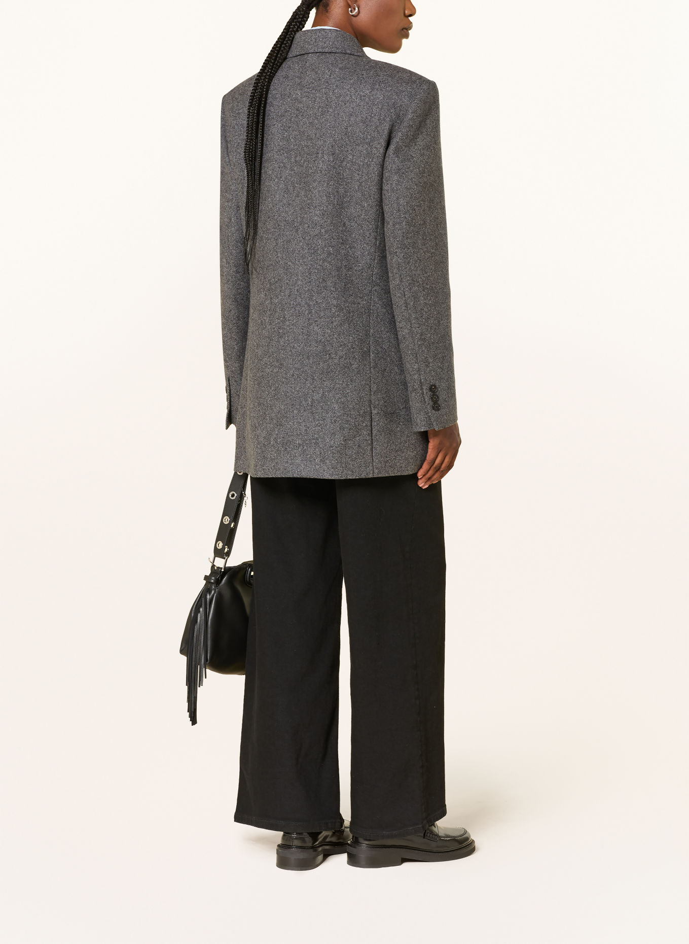 maje Longblazer: DUNKELGRAU / GRAU