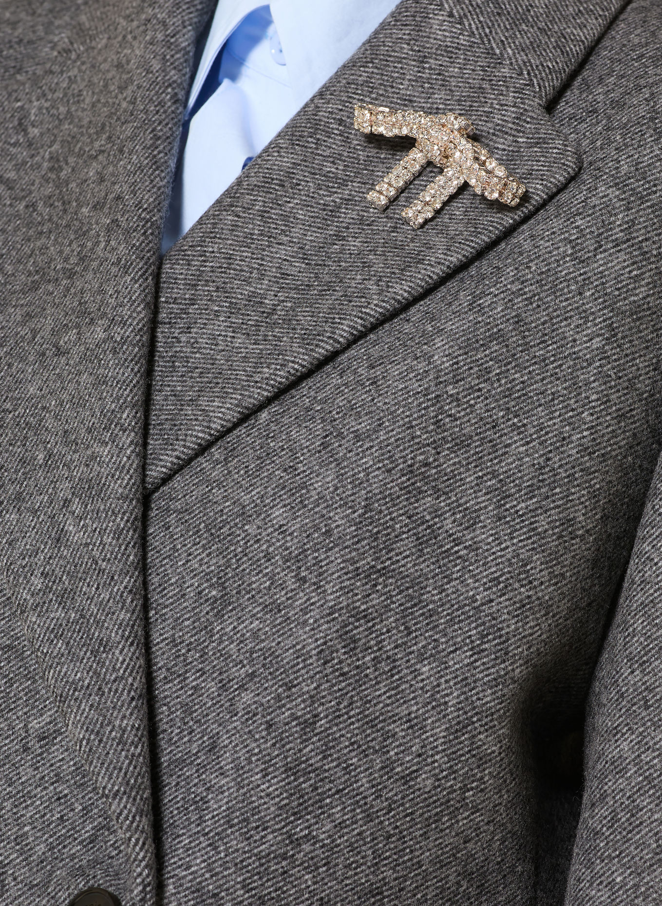 maje Longblazer: DUNKELGRAU / GRAU