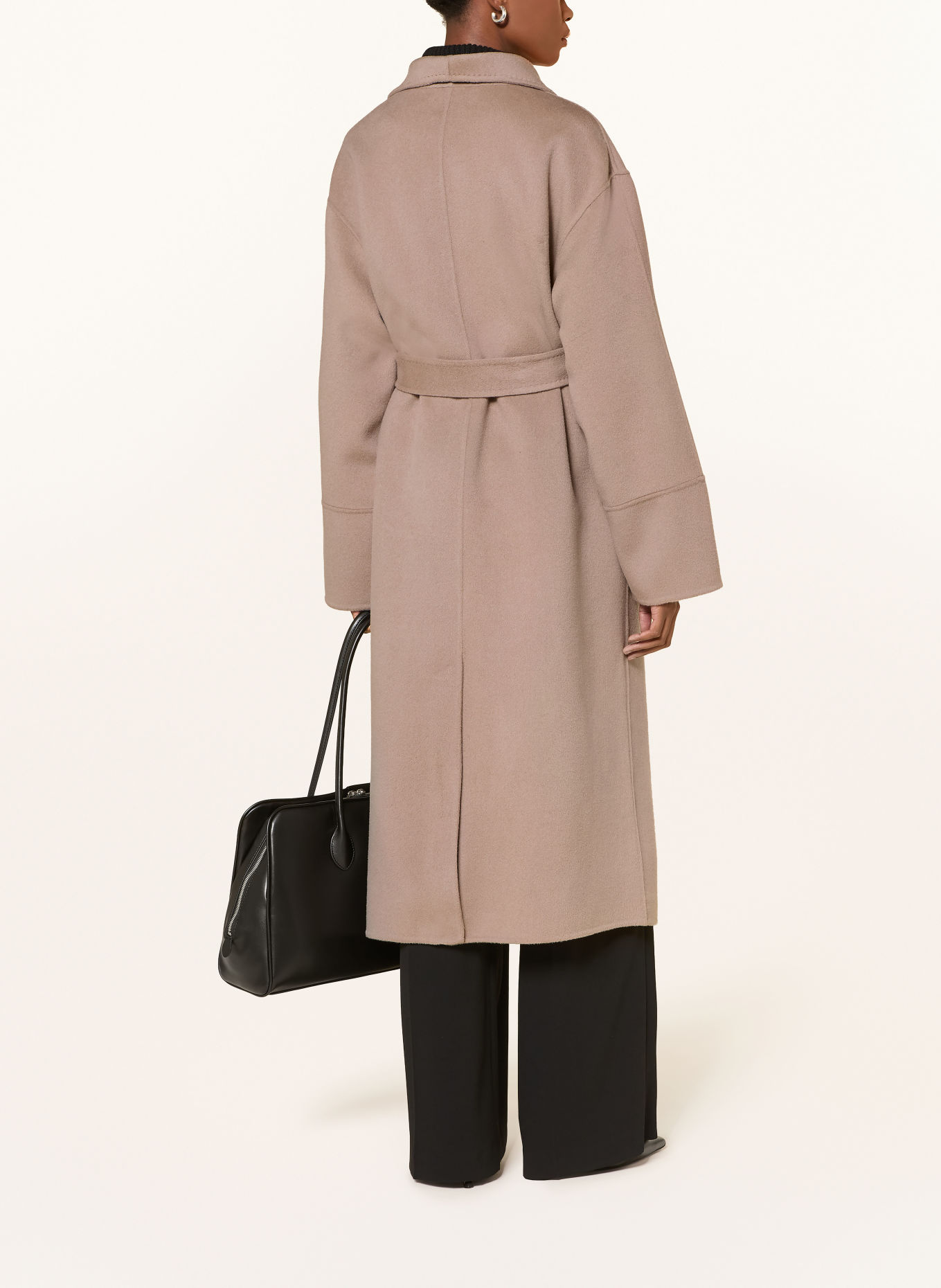 SOFT GOAT Manteau en laine: BEIGE