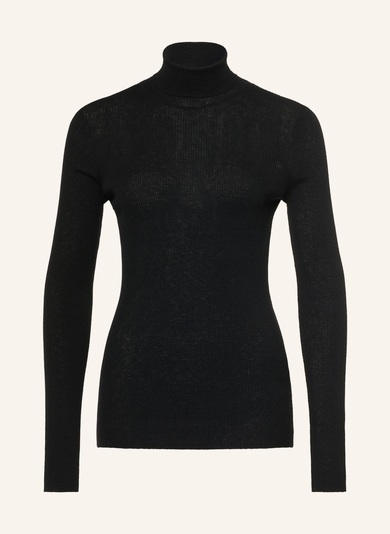 maje Rollkragenpullover: SCHWARZ