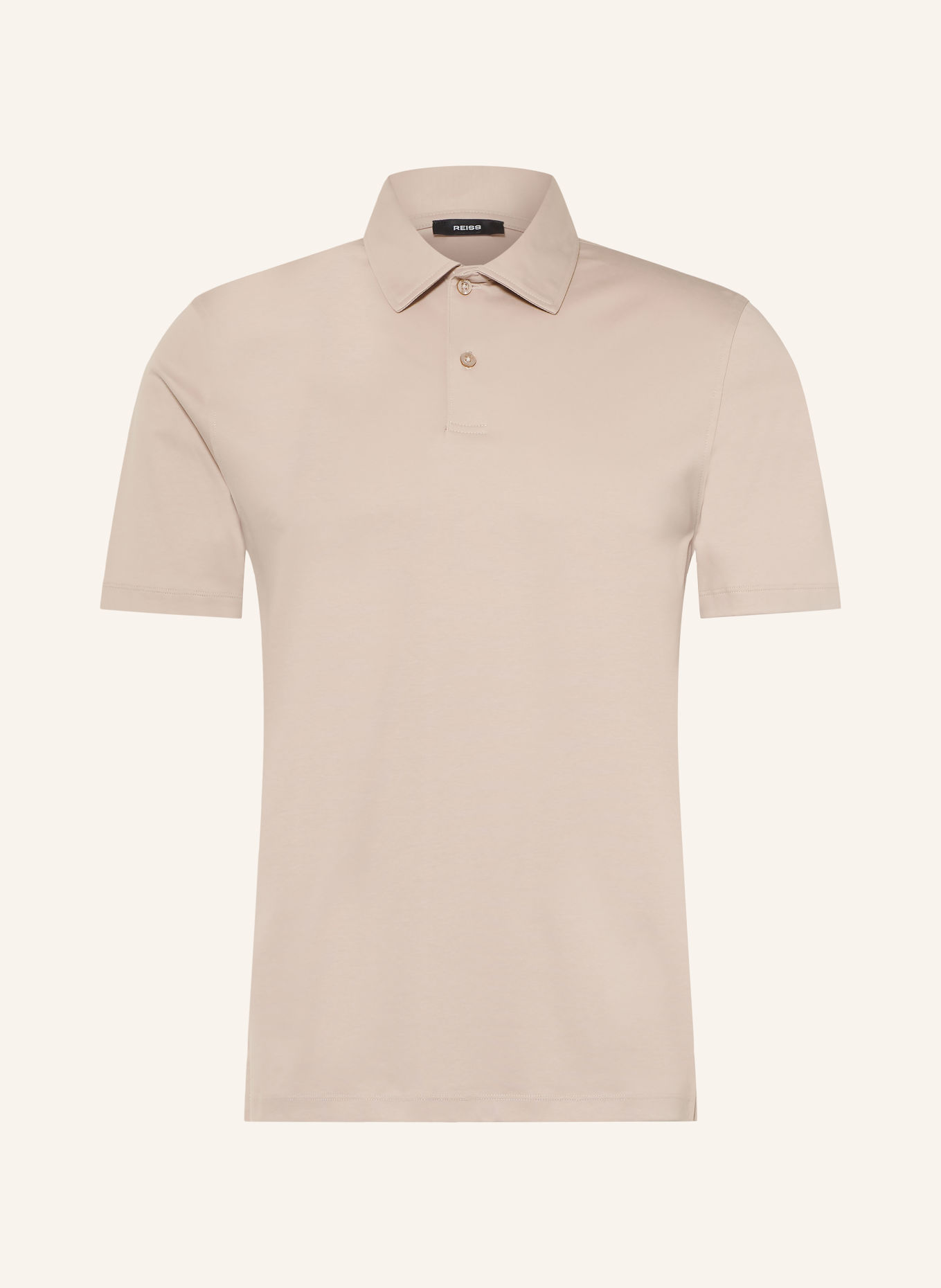 REISS Koszulka polo z jerseyu EARL: BEŻOWY