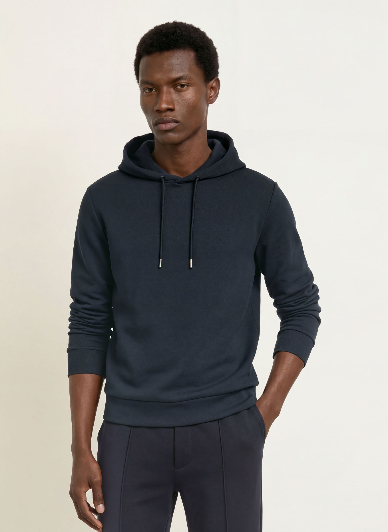 REISS Hoodie DANE: MÖRKBLÅ