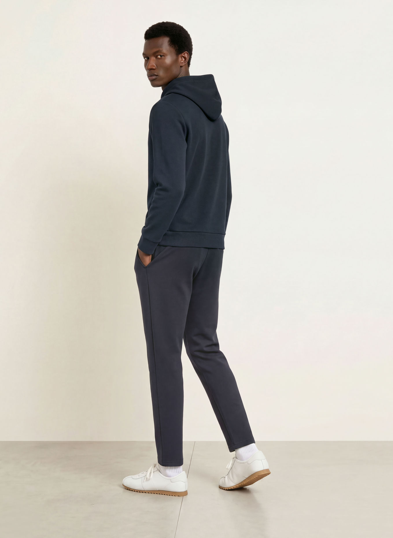 REISS Hoodie DANE: MÖRKBLÅ