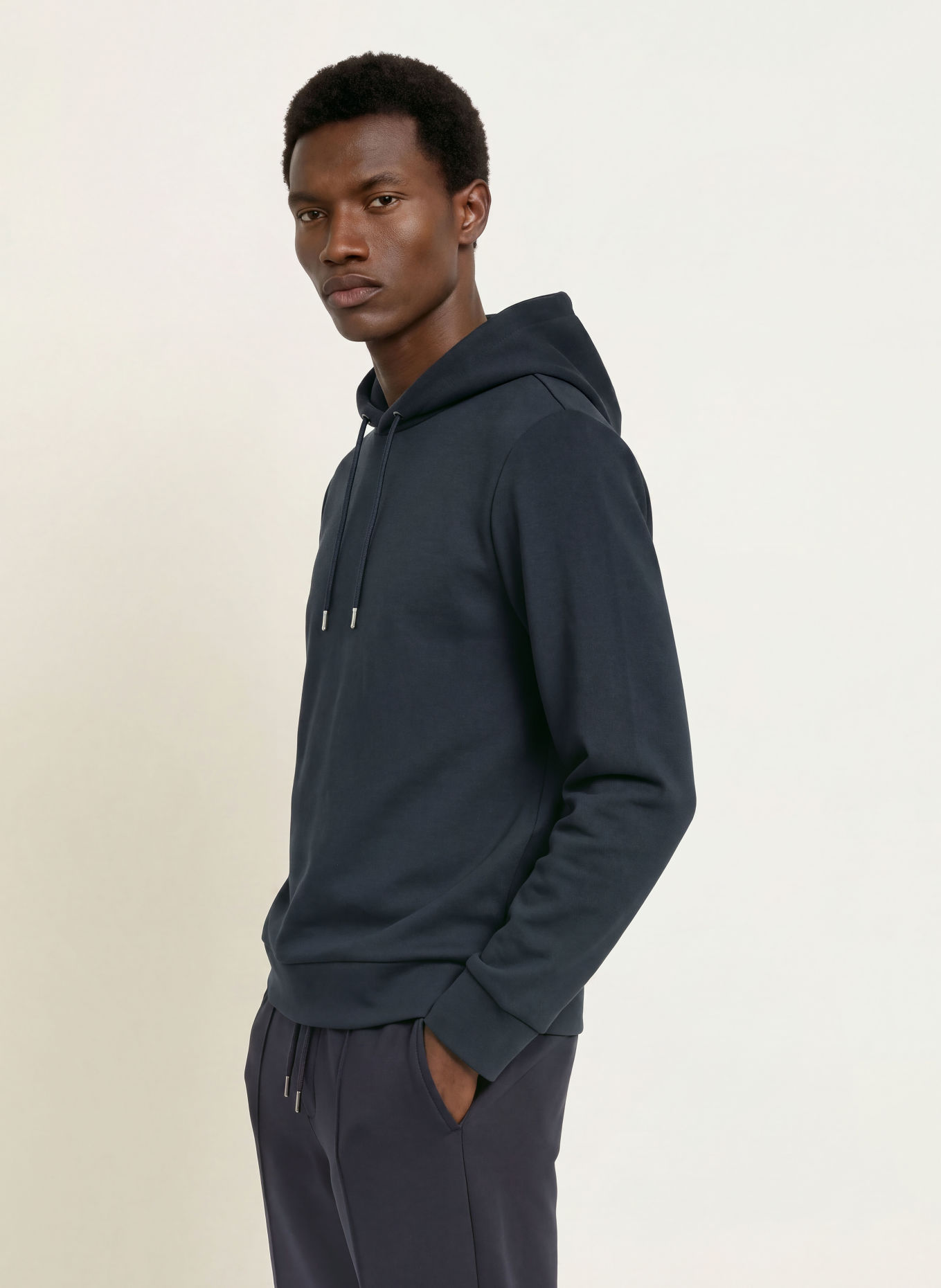 REISS Hoodie DANE: MÖRKBLÅ