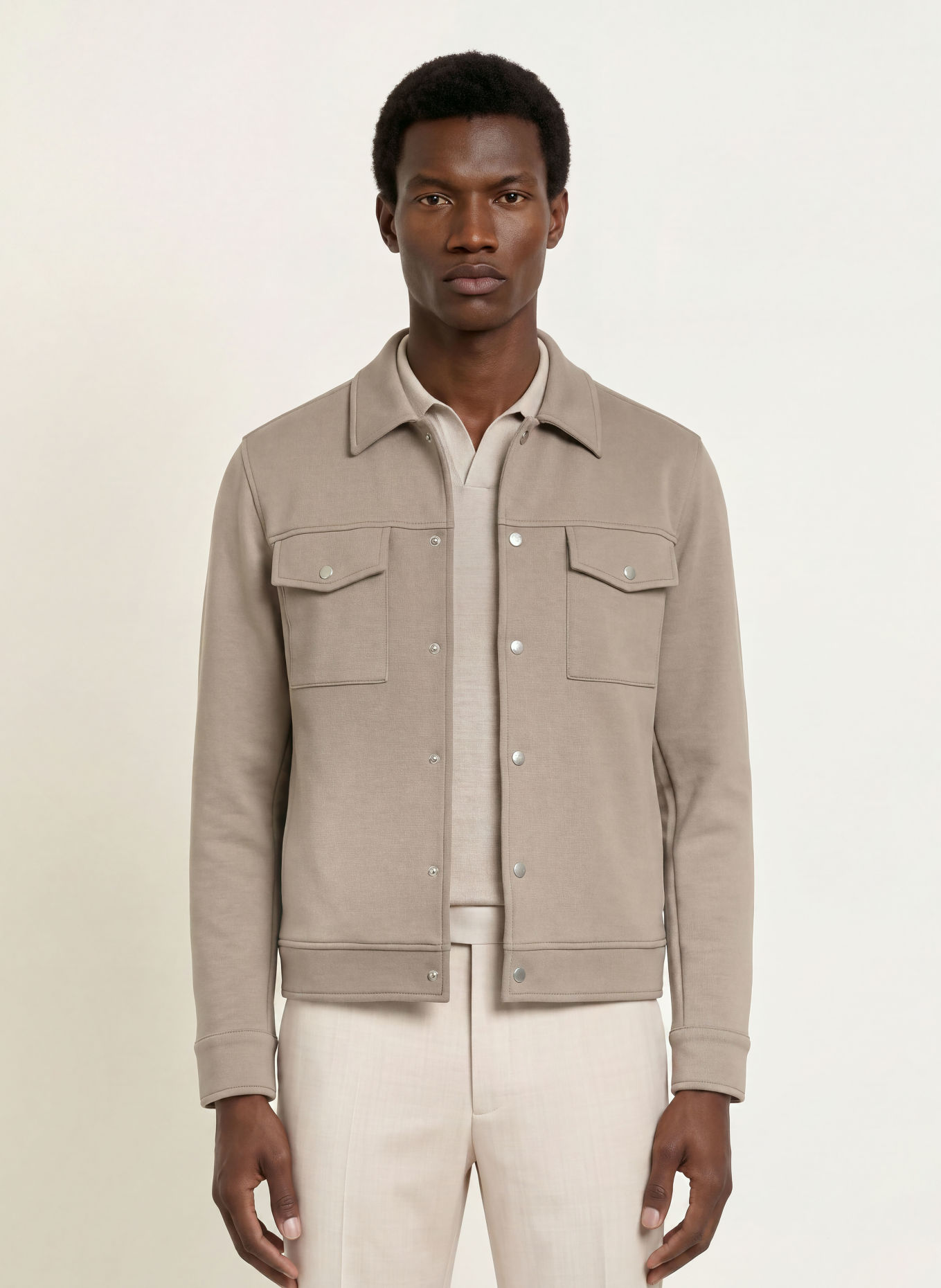 REISS Overshirt THOM: TAUPE