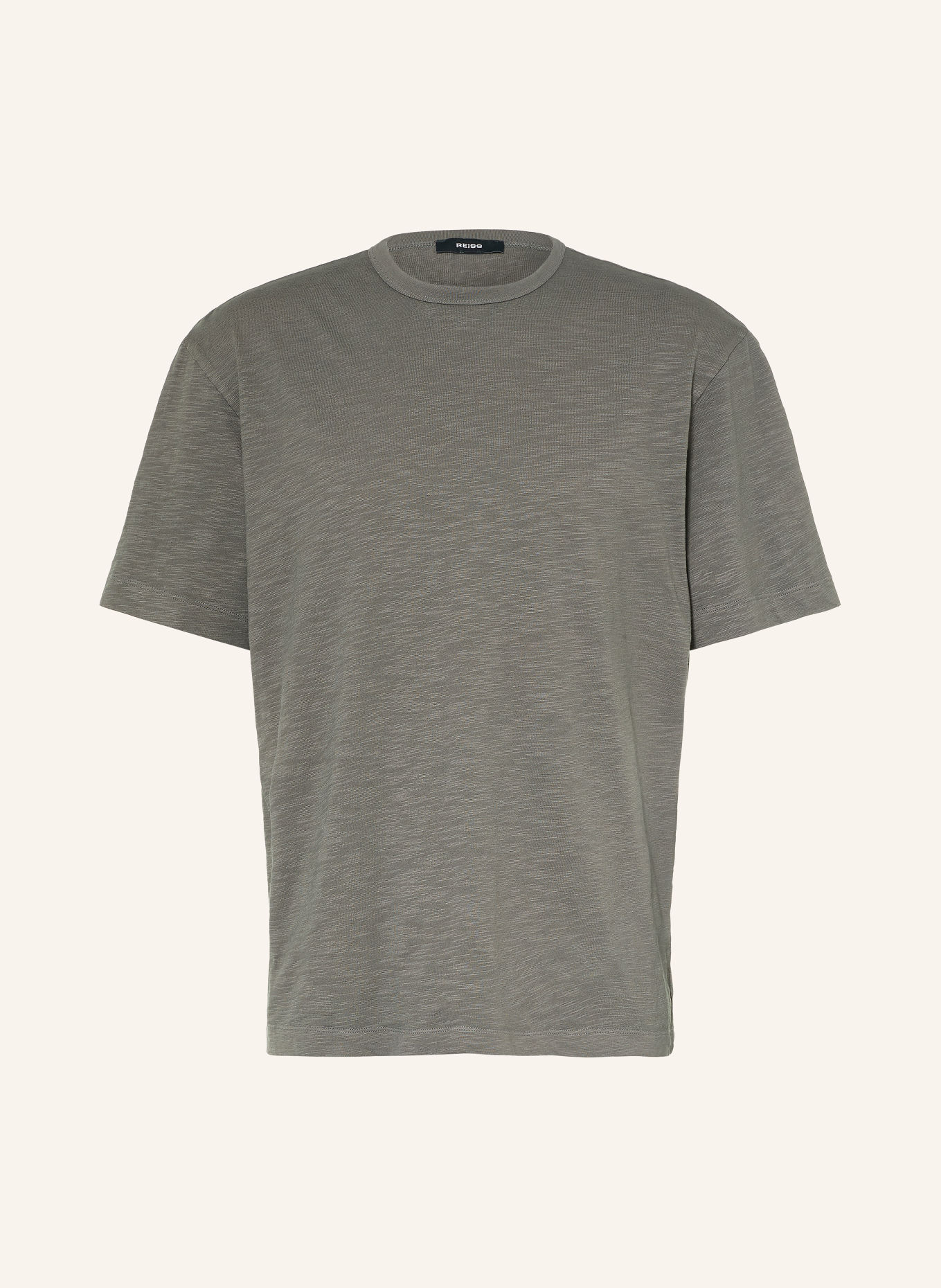 REISS Tričko HUXLEY: KHAKI