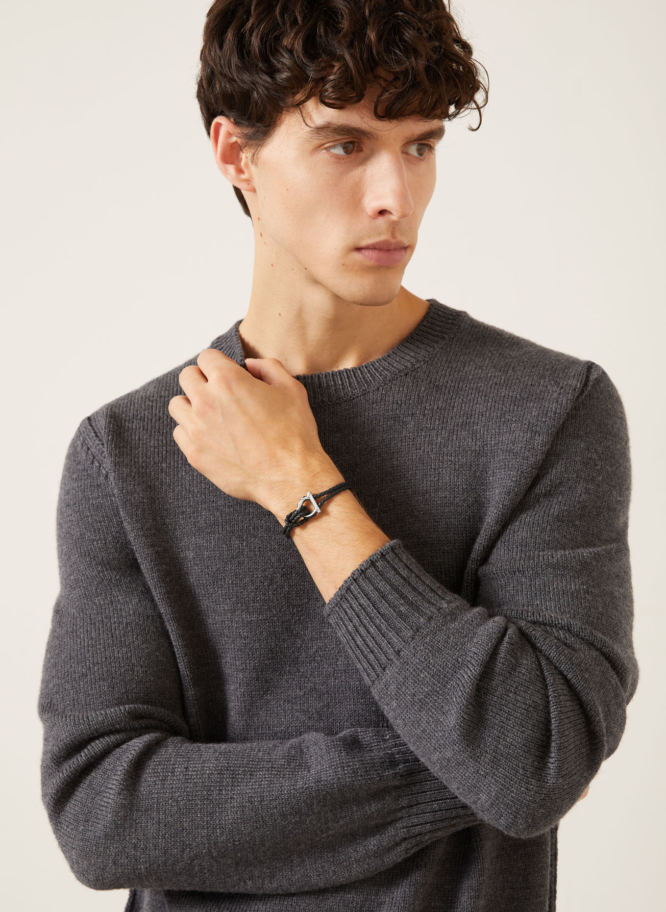FERRAGAMO Armband: ZWART / ZILVER
