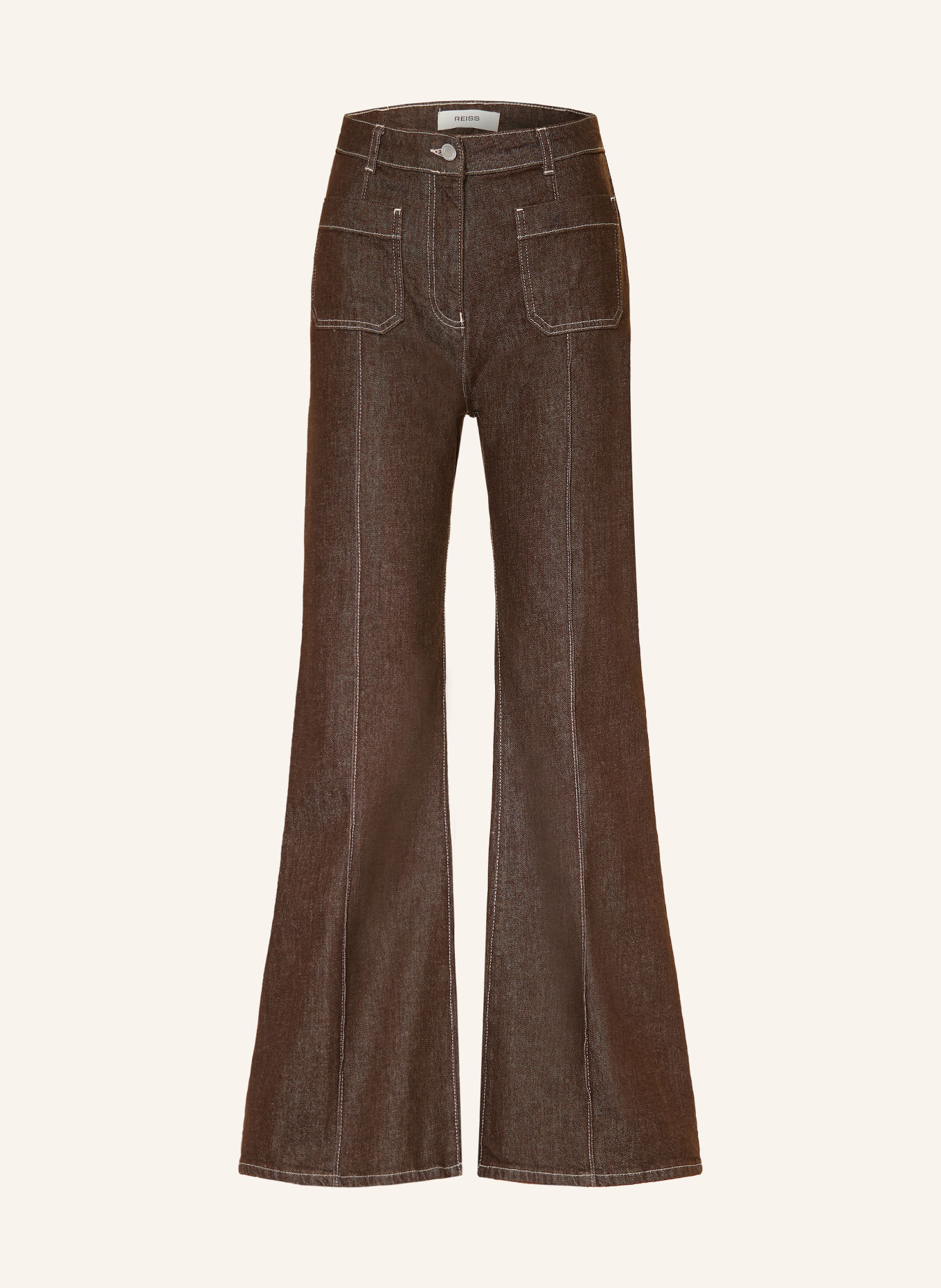 REISS Jean flare SAKURA: 14 BROWN