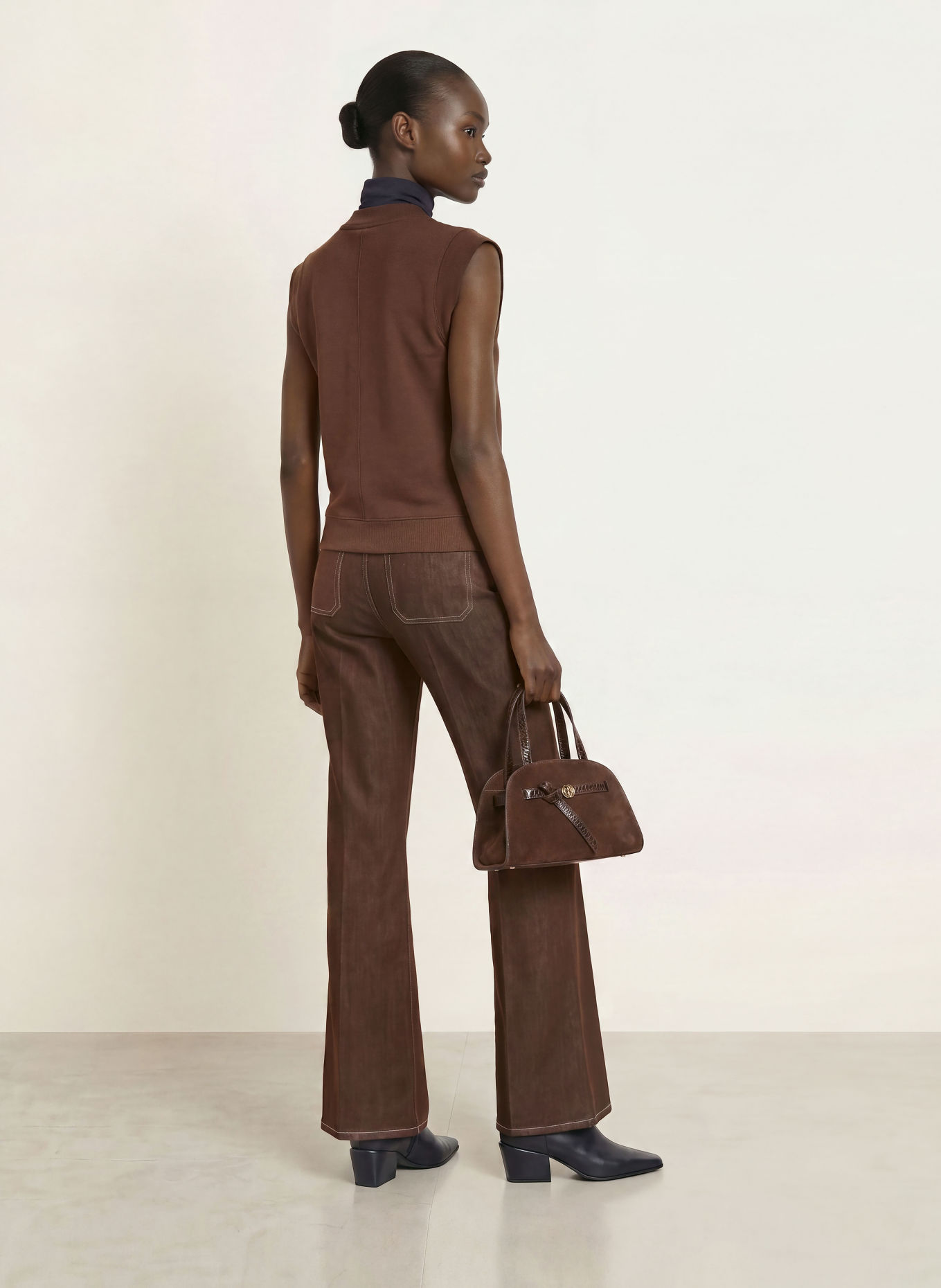 REISS Jean flare SAKURA: 14 BROWN