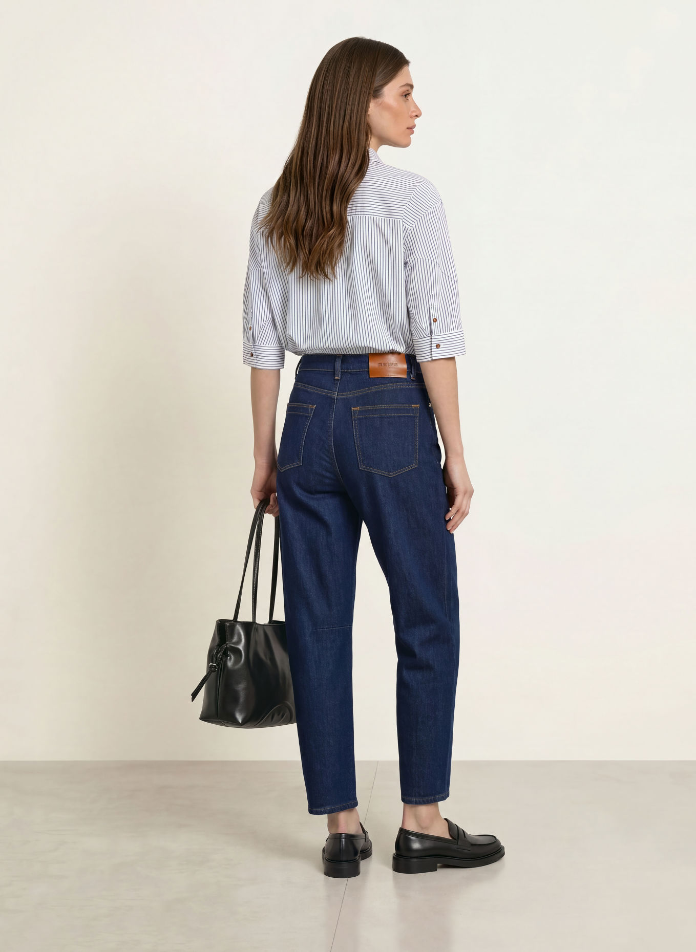REISS Jean barrel LEVITT: 35 DARK BLUE