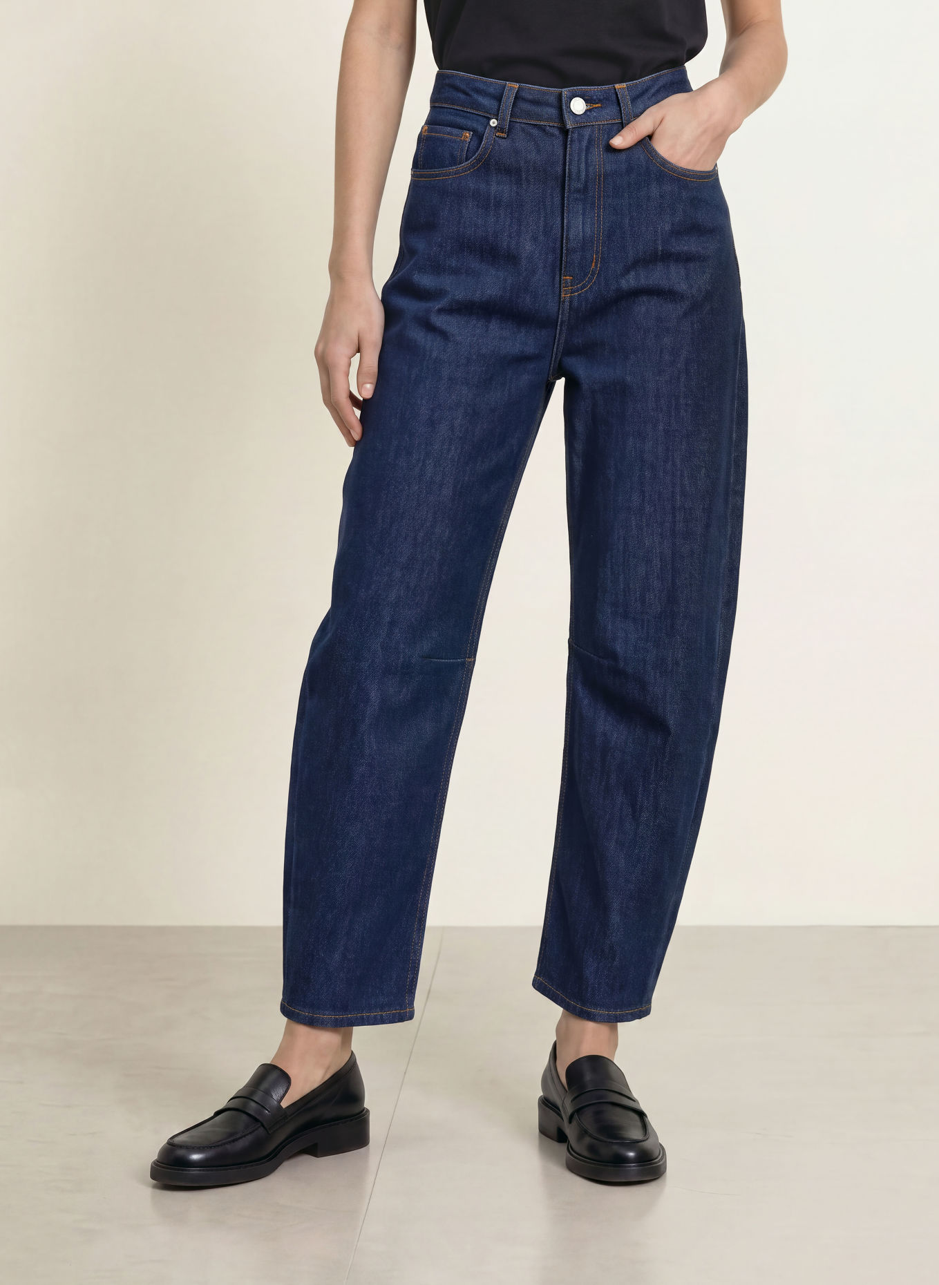 REISS Jean barrel LEVITT: 35 DARK BLUE