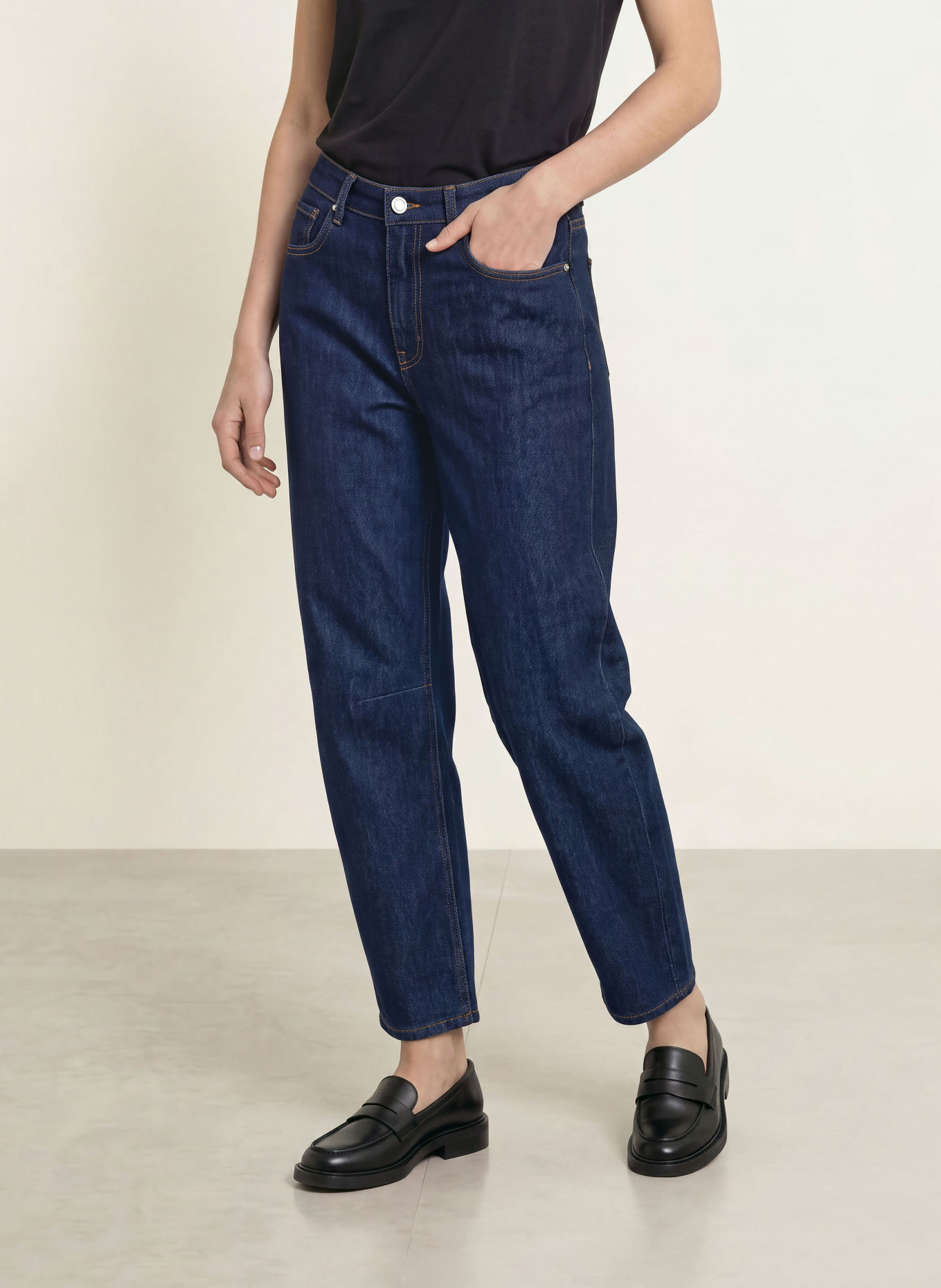 REISS Jean barrel LEVITT: 35 DARK BLUE