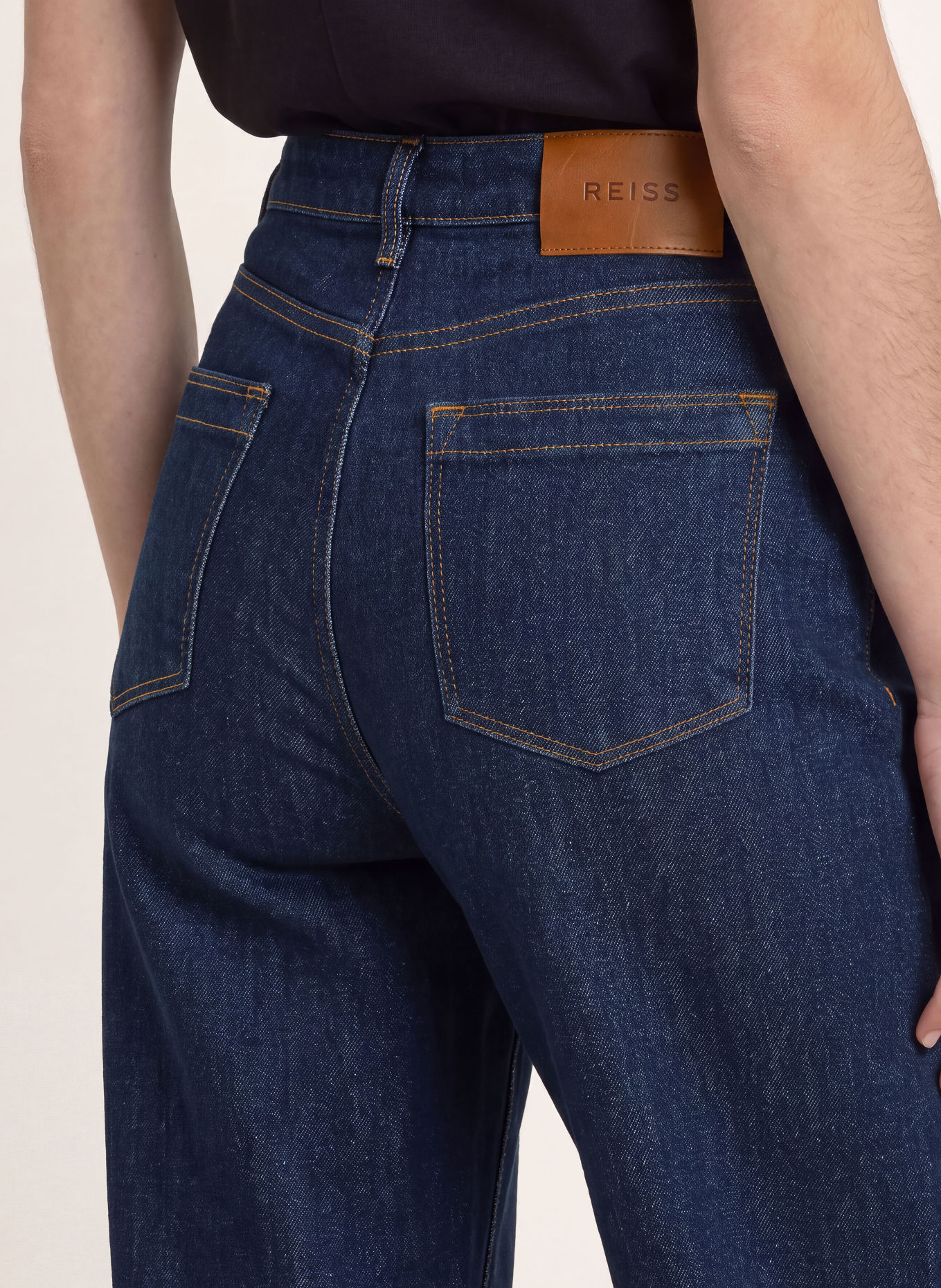 REISS Jean barrel LEVITT: 35 DARK BLUE