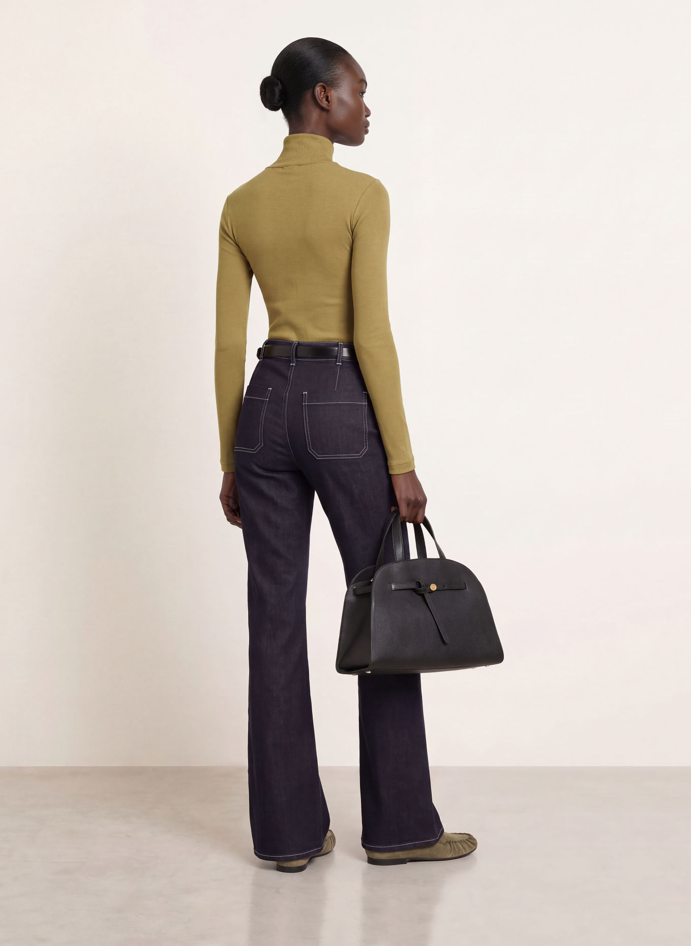 REISS Longsleeve IDA: KHAKI