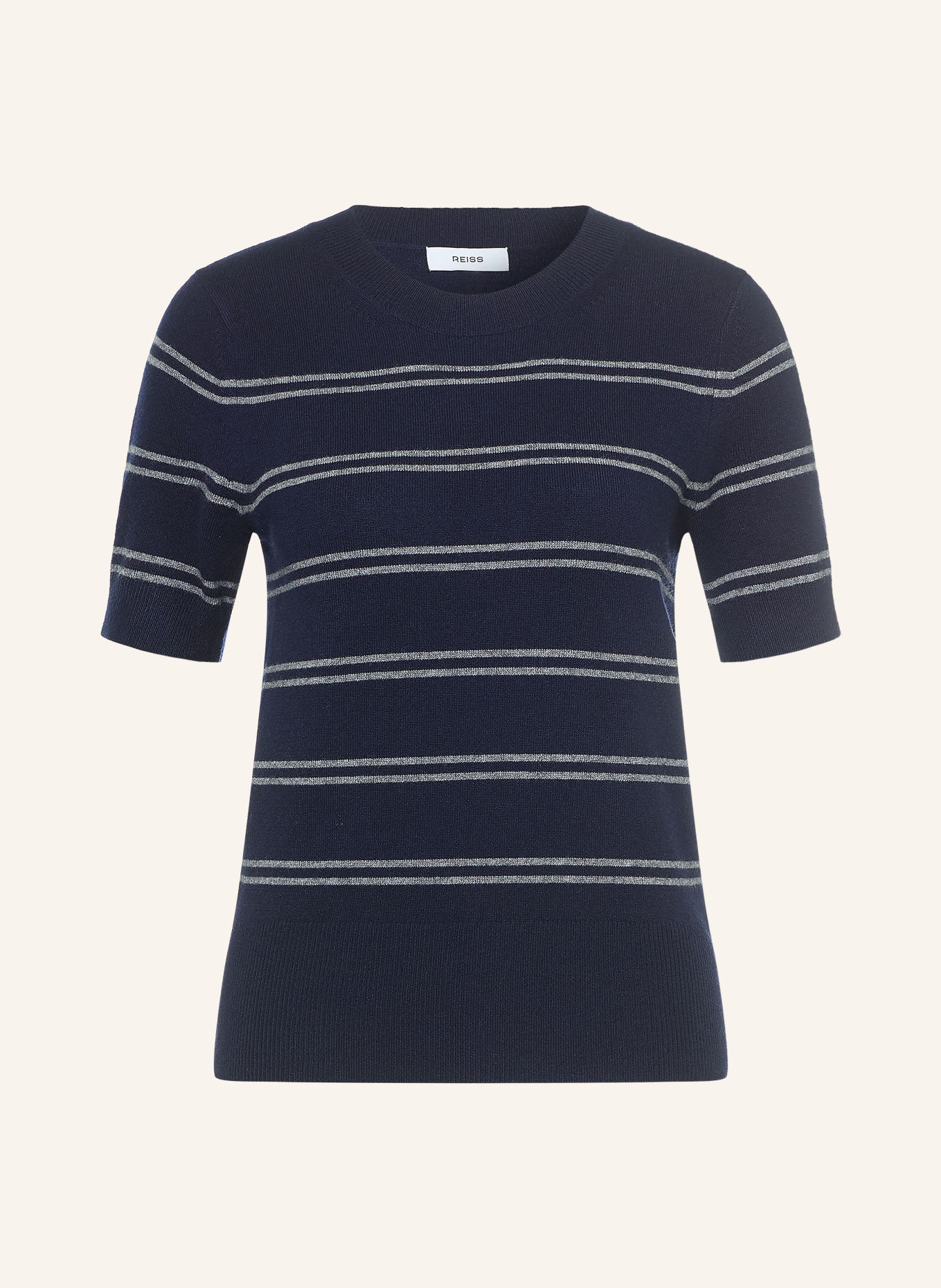 REISS Strickshirt SABRINA: DUNKELBLAU / DUNKELGRAU