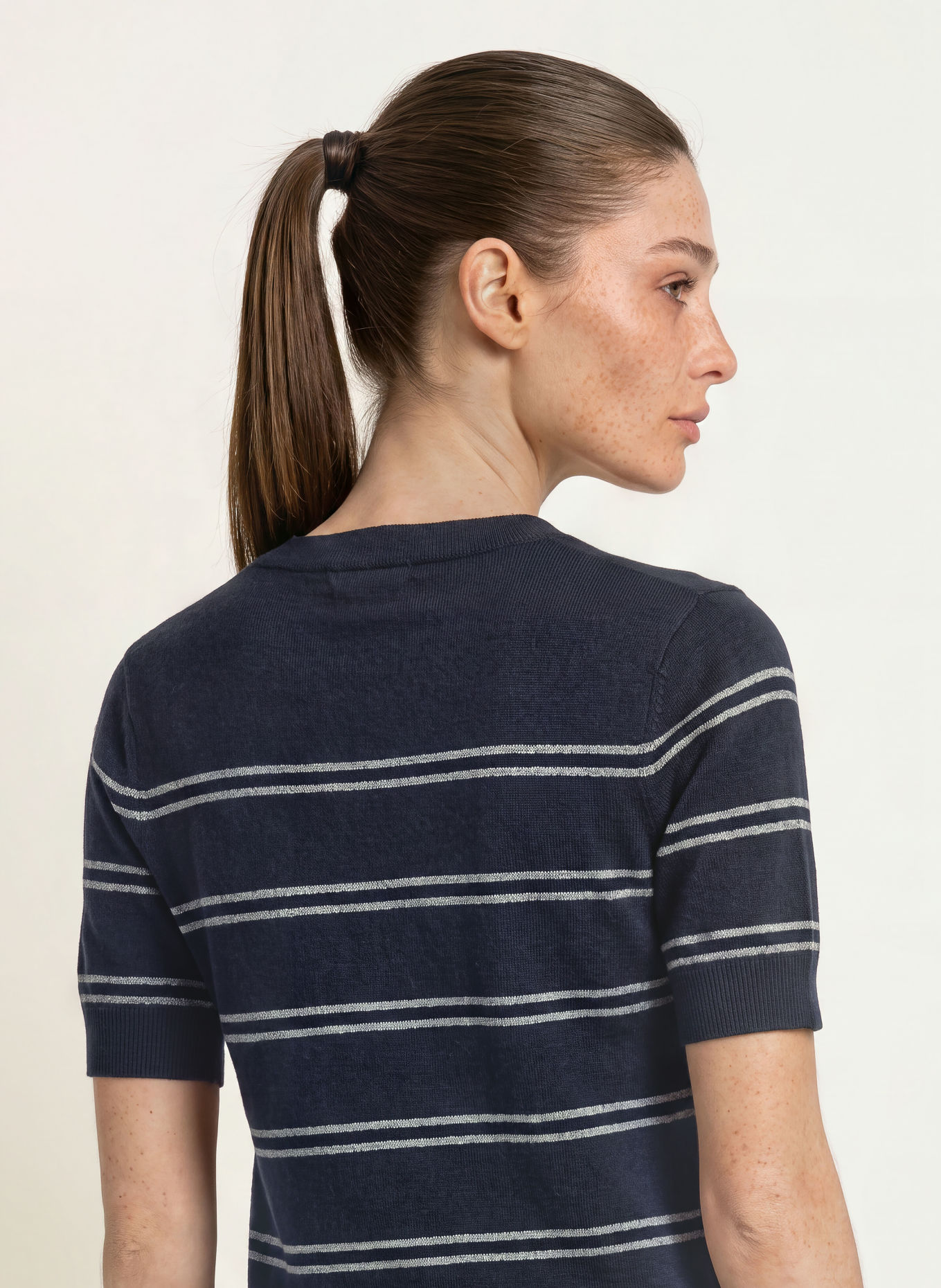 REISS Strickshirt SABRINA: DUNKELBLAU / DUNKELGRAU