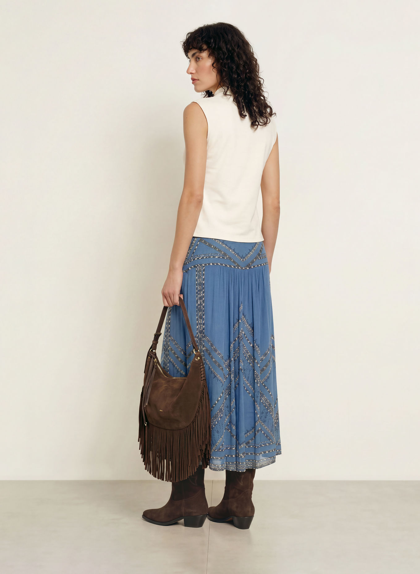 ba&sh Rock PEARL: BLAUGRAU / BEIGE / PETROL