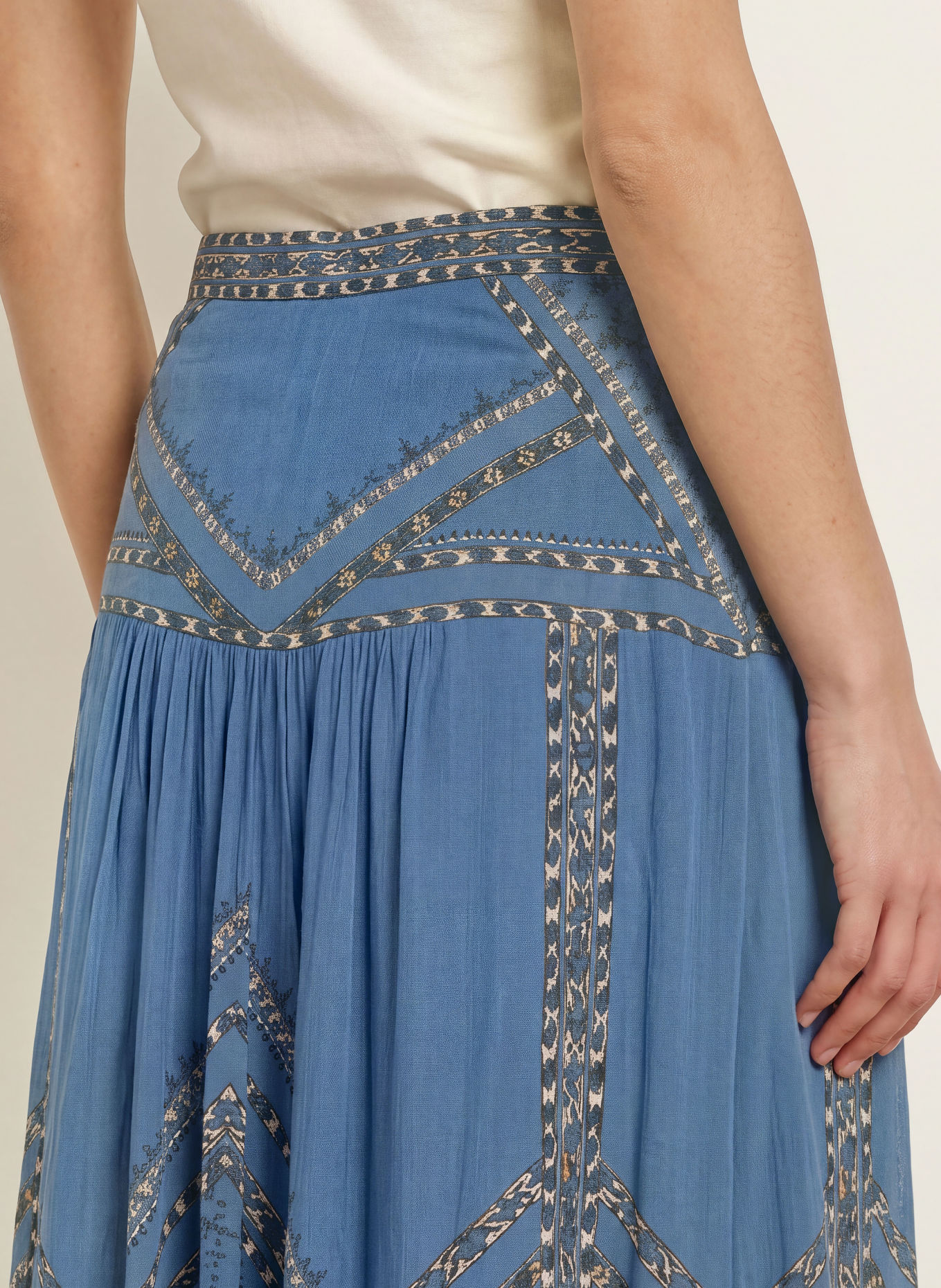 ba&sh Rock PEARL: BLAUGRAU / BEIGE / PETROL
