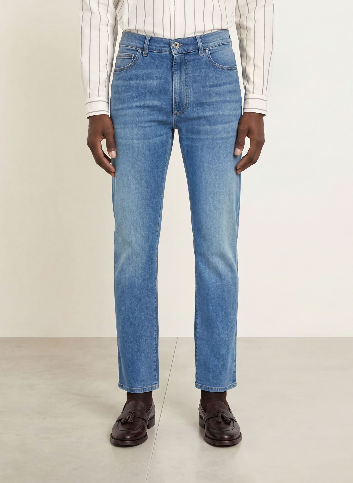 PAUL Džíny PAUL Tapered Fit: 4148 Light Blue