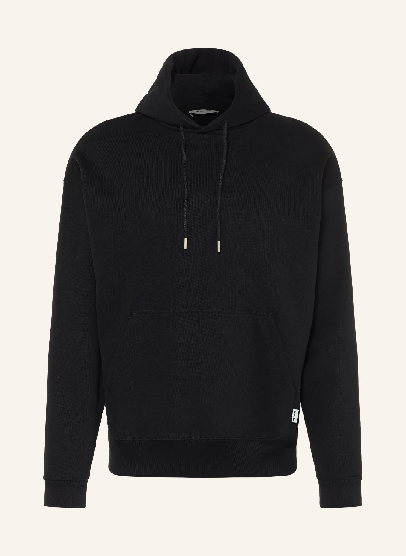 SANDRO Oversized-Hoodie: SCHWARZ