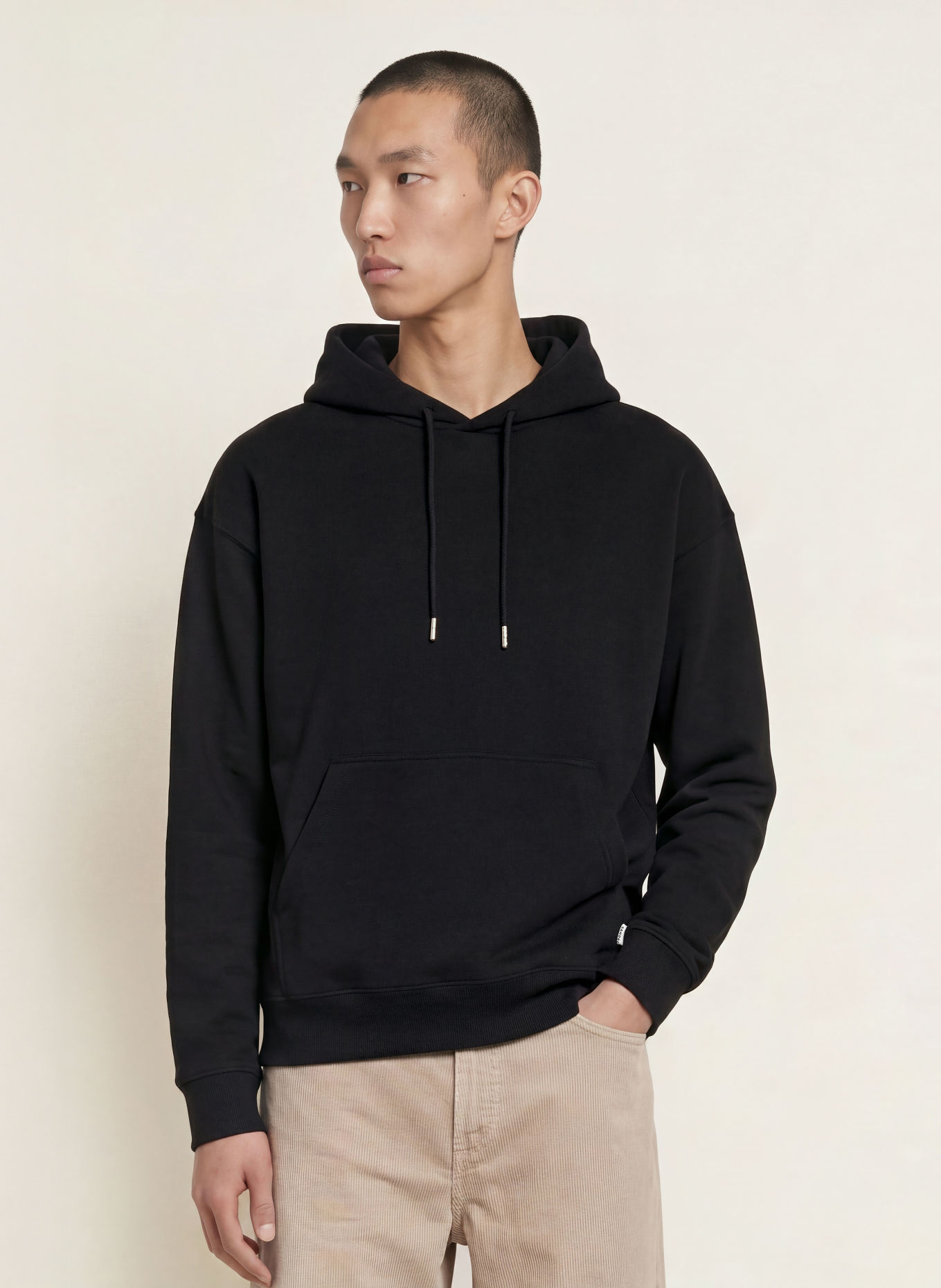 SANDRO Oversized-Hoodie: SCHWARZ