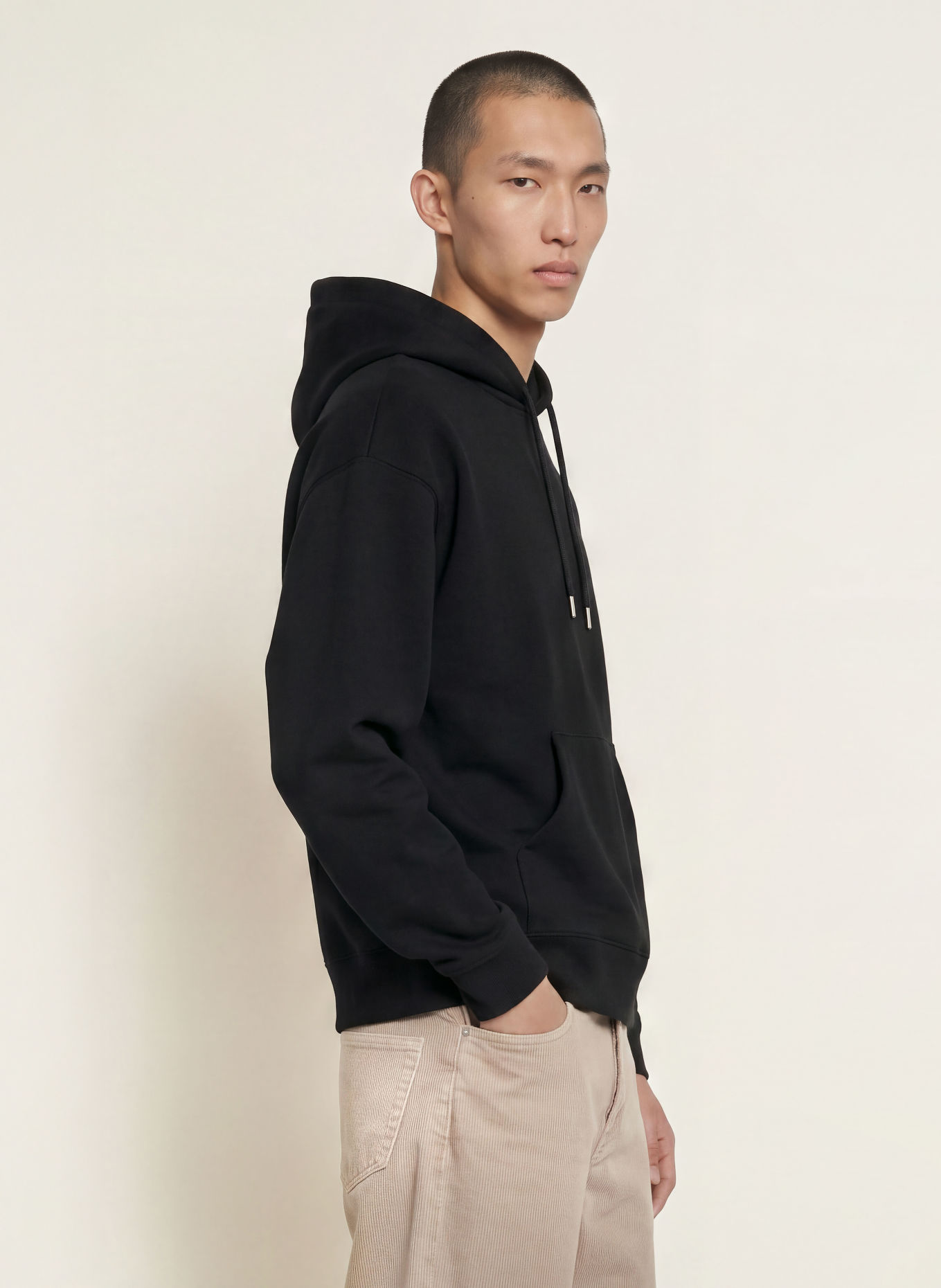 SANDRO Oversized-Hoodie: SCHWARZ