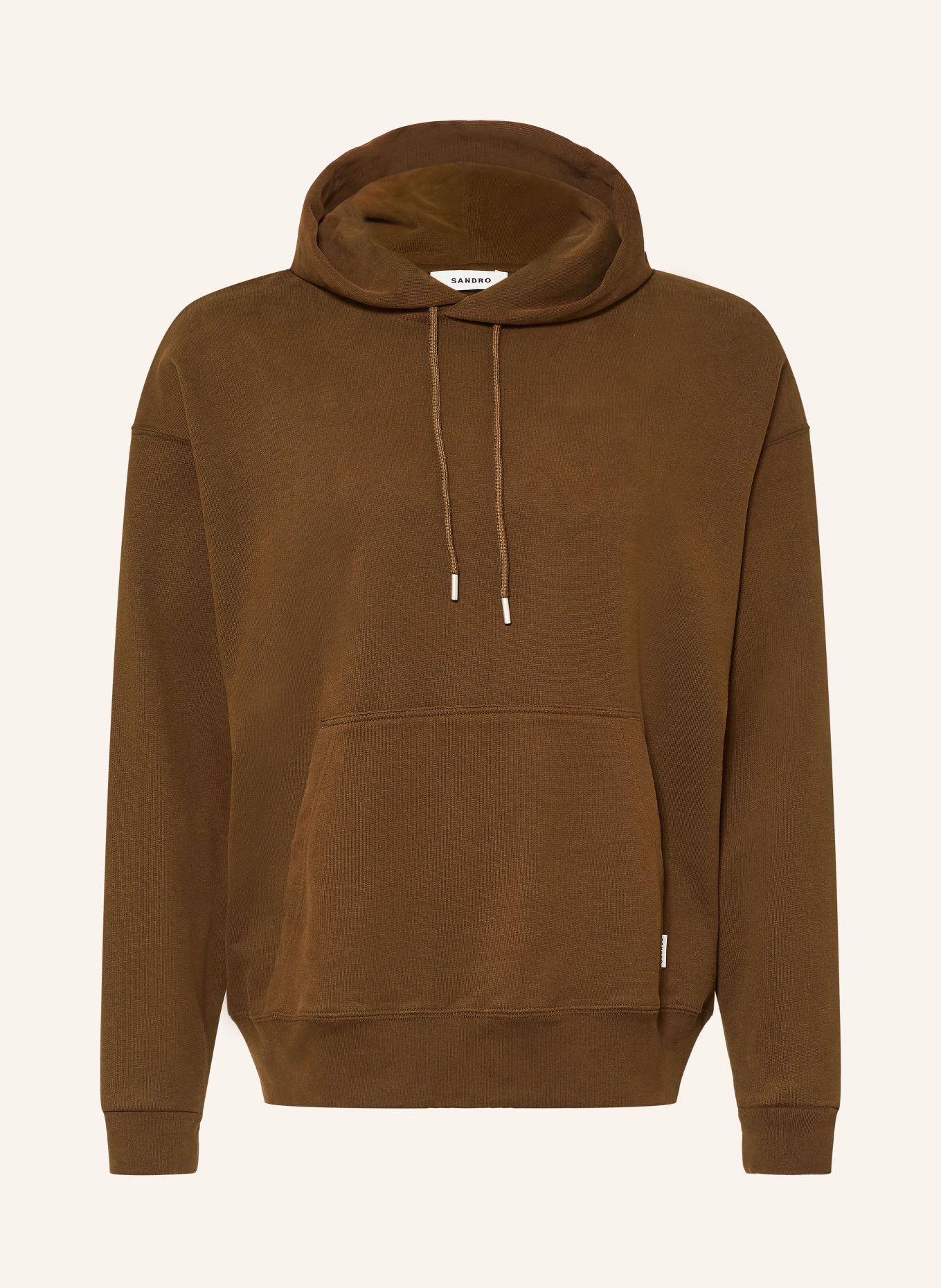 SANDRO Oversized-Hoodie: DUNKELBRAUN