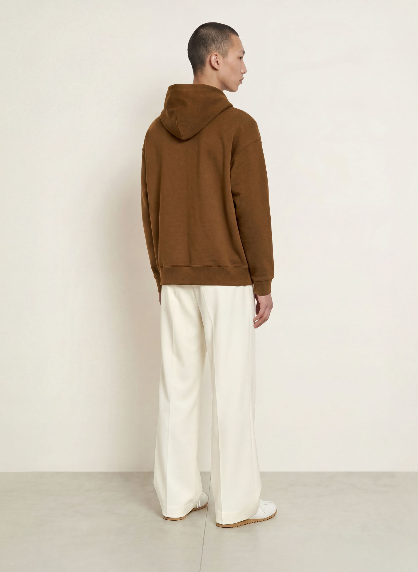 SANDRO Oversized-Hoodie: DUNKELBRAUN