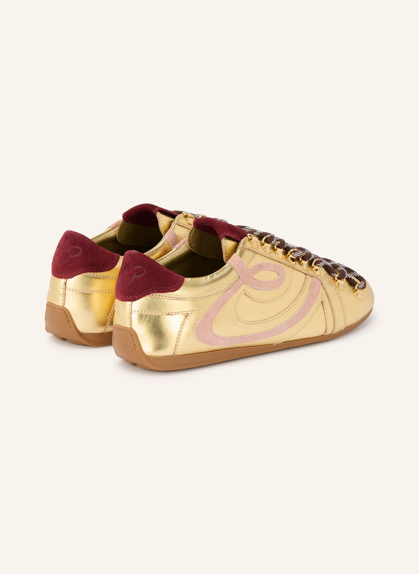 CLAUDIE PIERLOT Sneaker: GOLD / ROSÉ