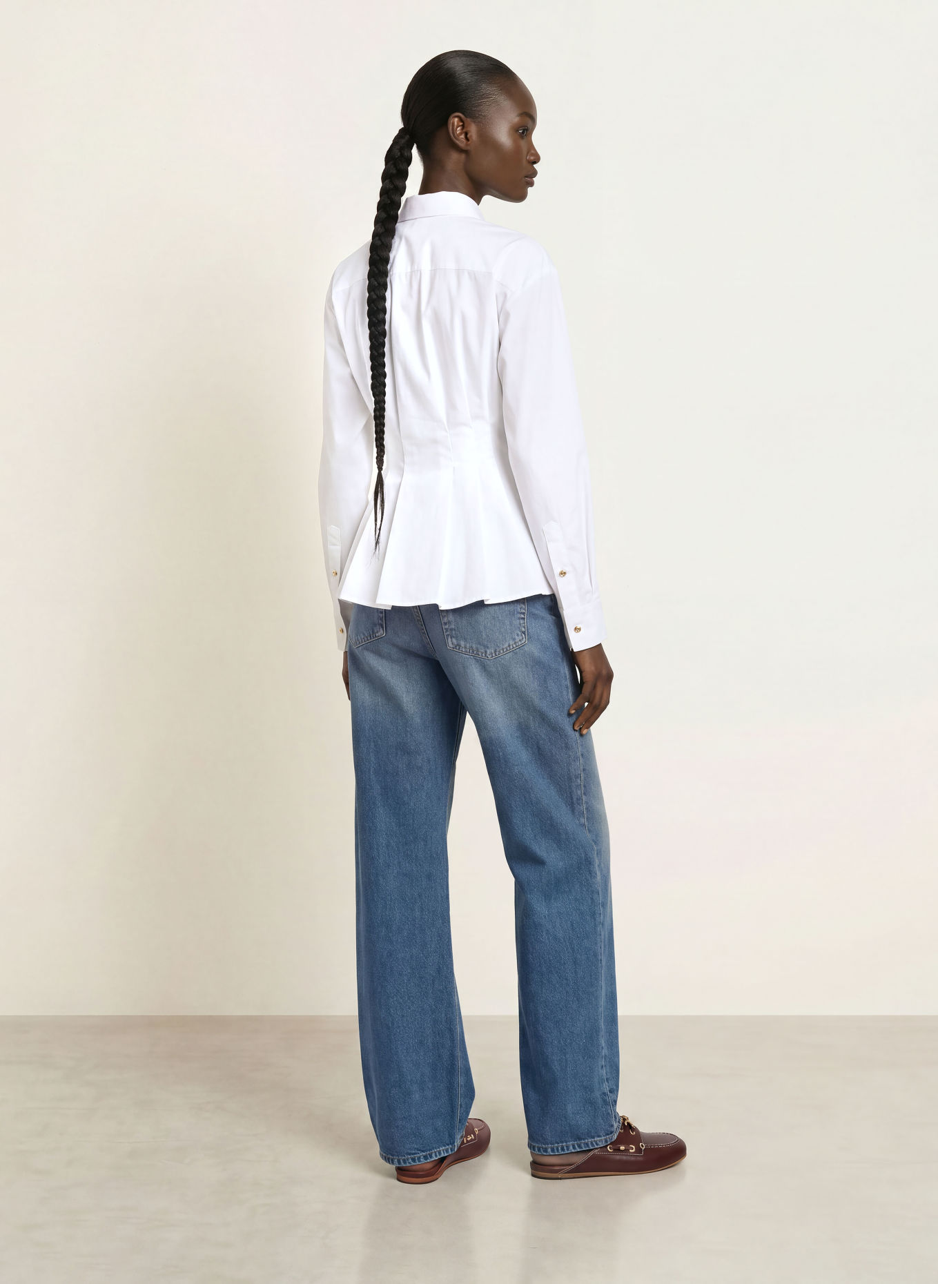 maje Hemdbluse: WEISS