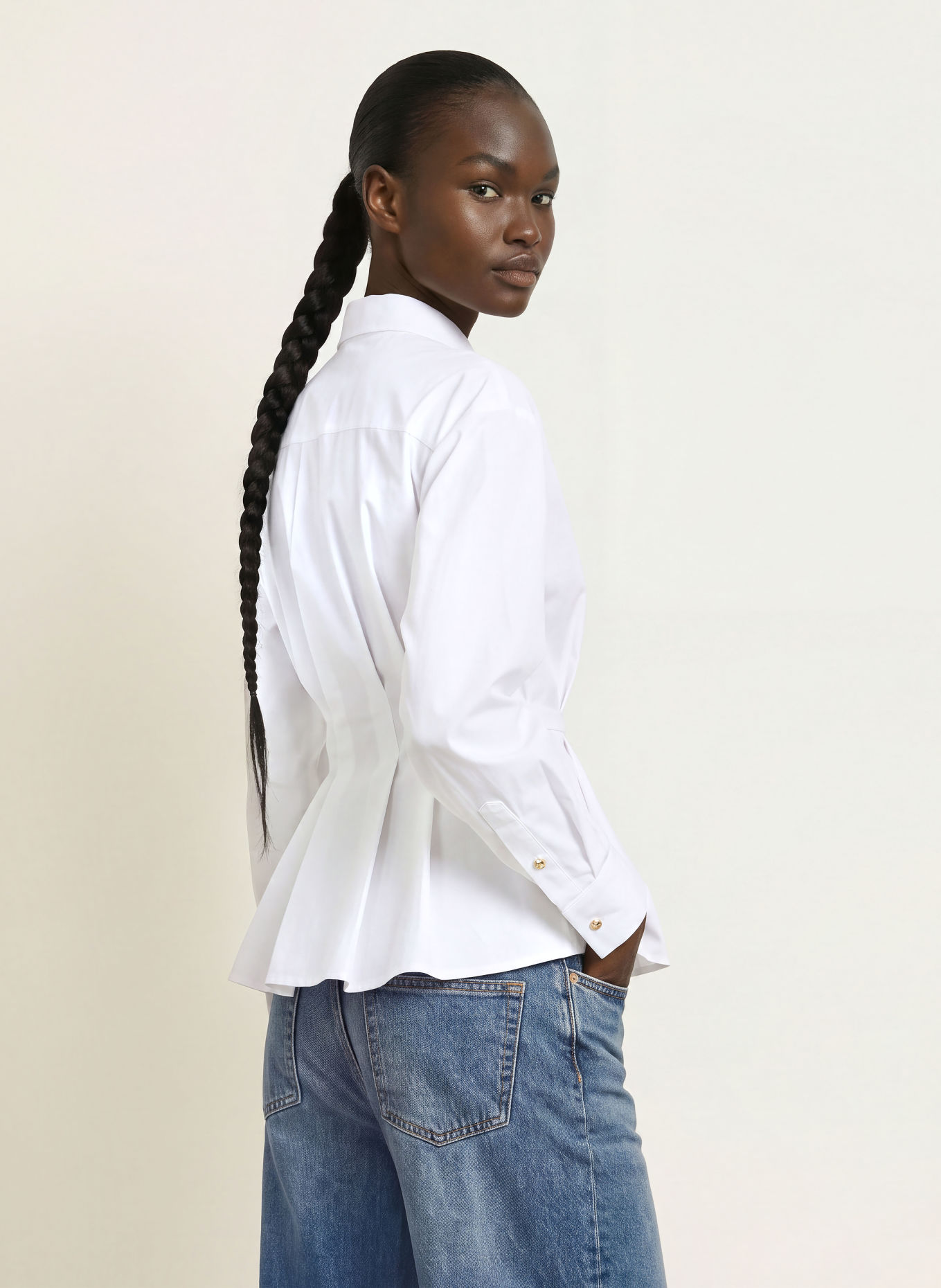 maje Hemdbluse: WEISS