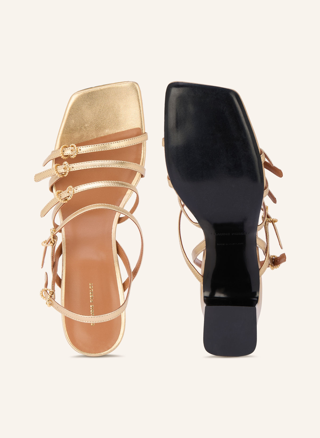 CLAUDIE PIERLOT Sandaletten: GOLD