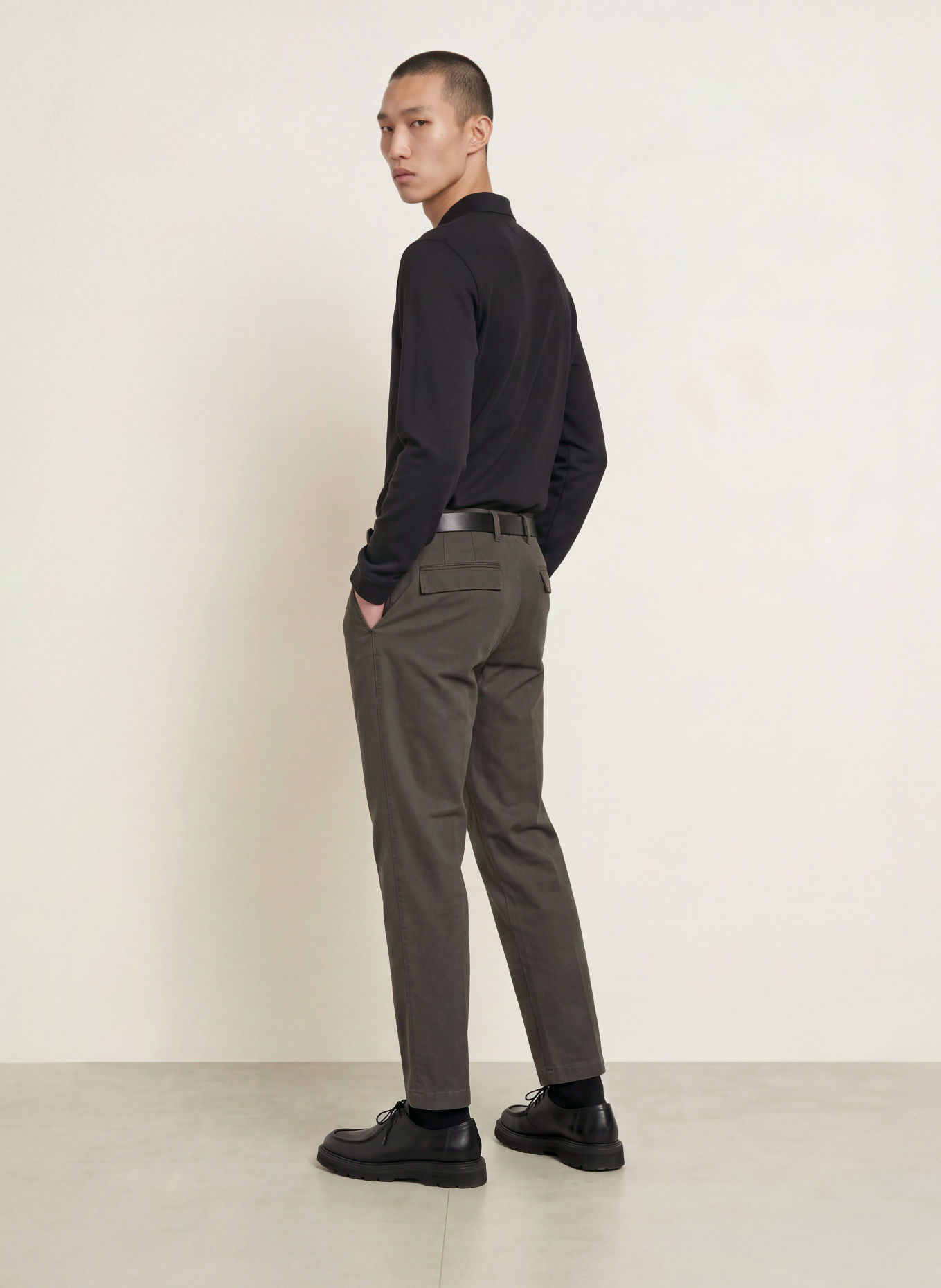 Marc O'Polo Jersey-Poloshirt Regular Fit: SCHWARZ