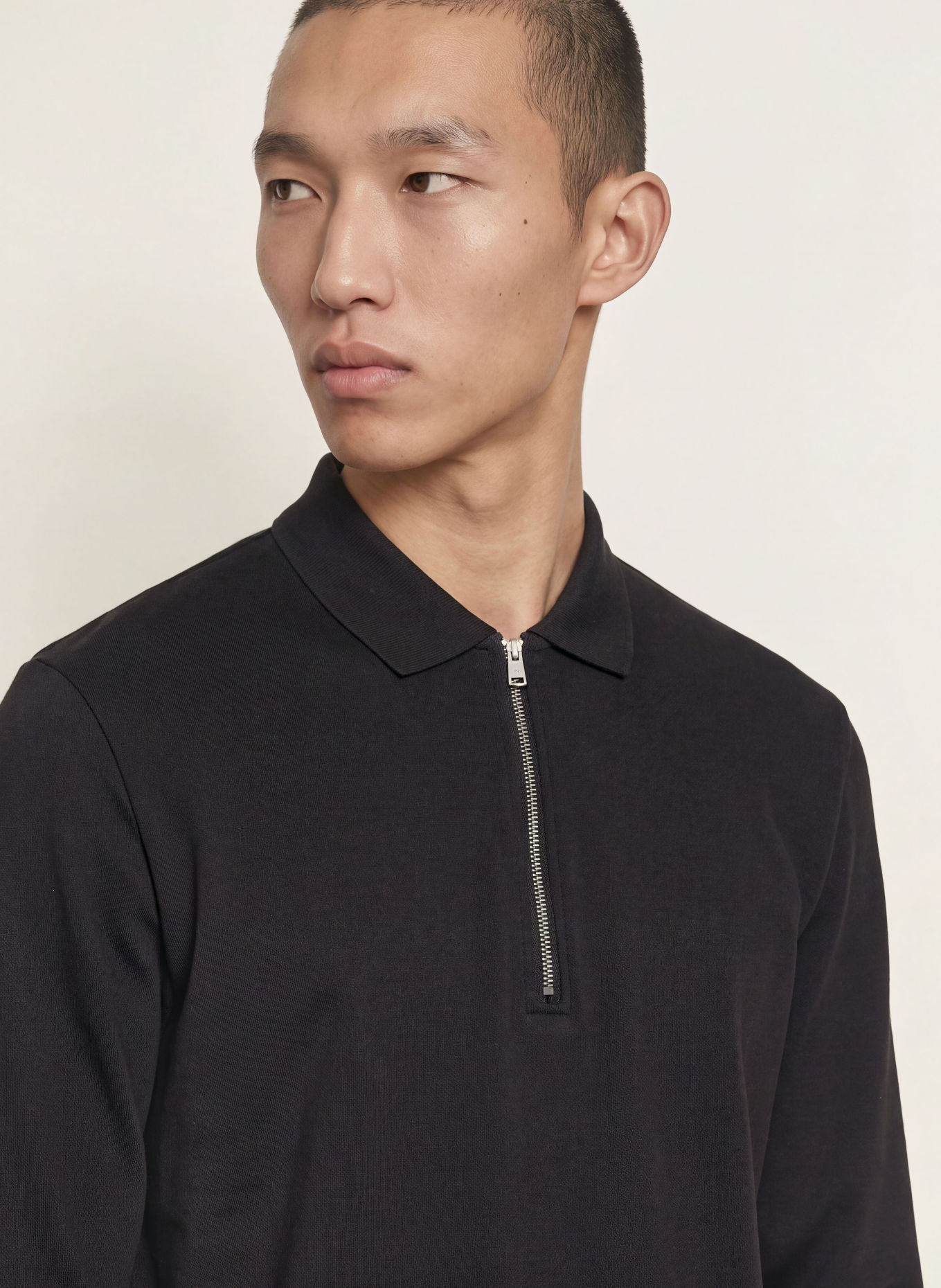 Marc O'Polo Jersey-Poloshirt Regular Fit: SCHWARZ