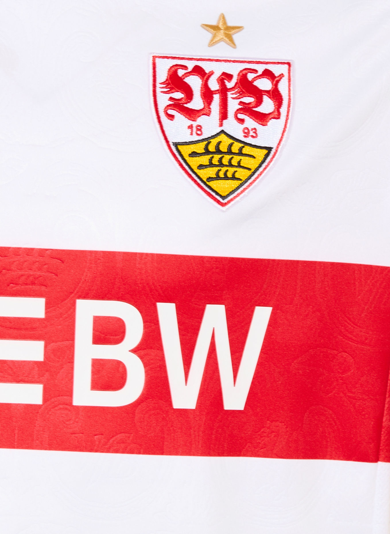 VfB Stuttgart Heimtrikot: WEISS / ROT