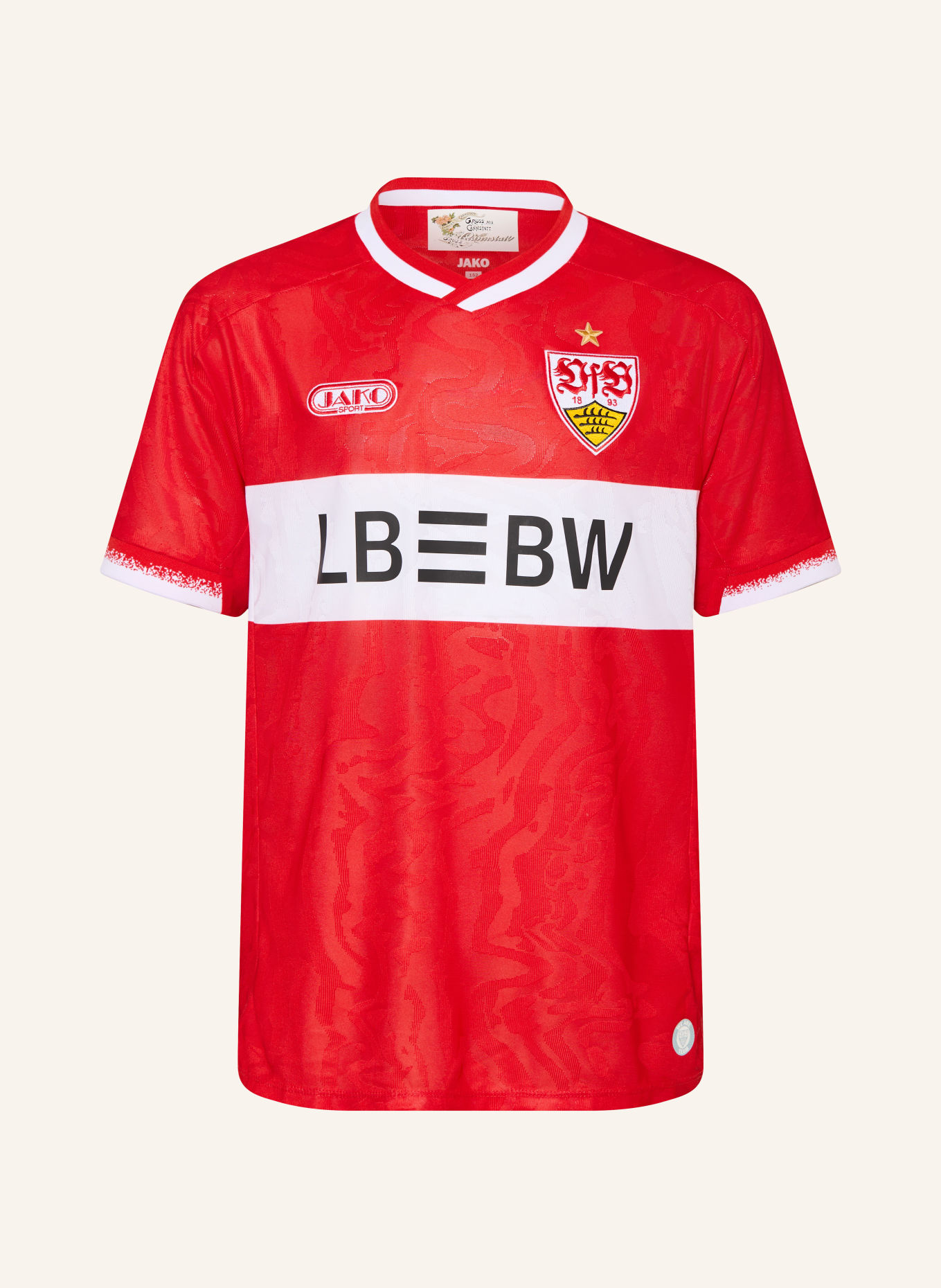 VfB Stuttgart Uittenue: ROOD / WIT / ZWART