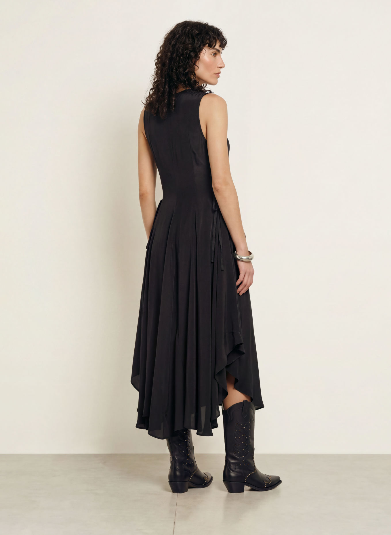 ALLSAINTS Robe SYBIL: NOIR