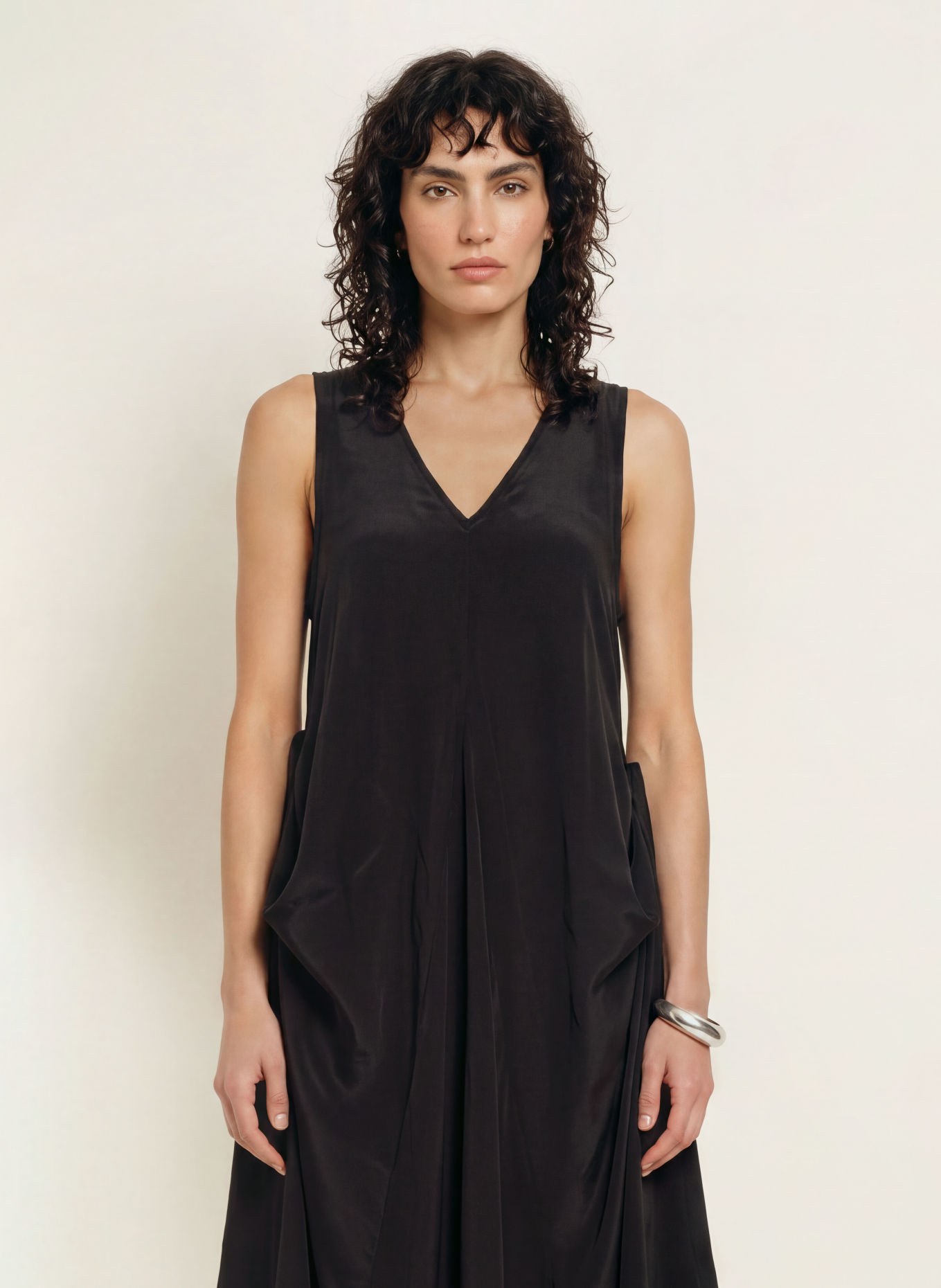 ALLSAINTS Robe SYBIL: NOIR