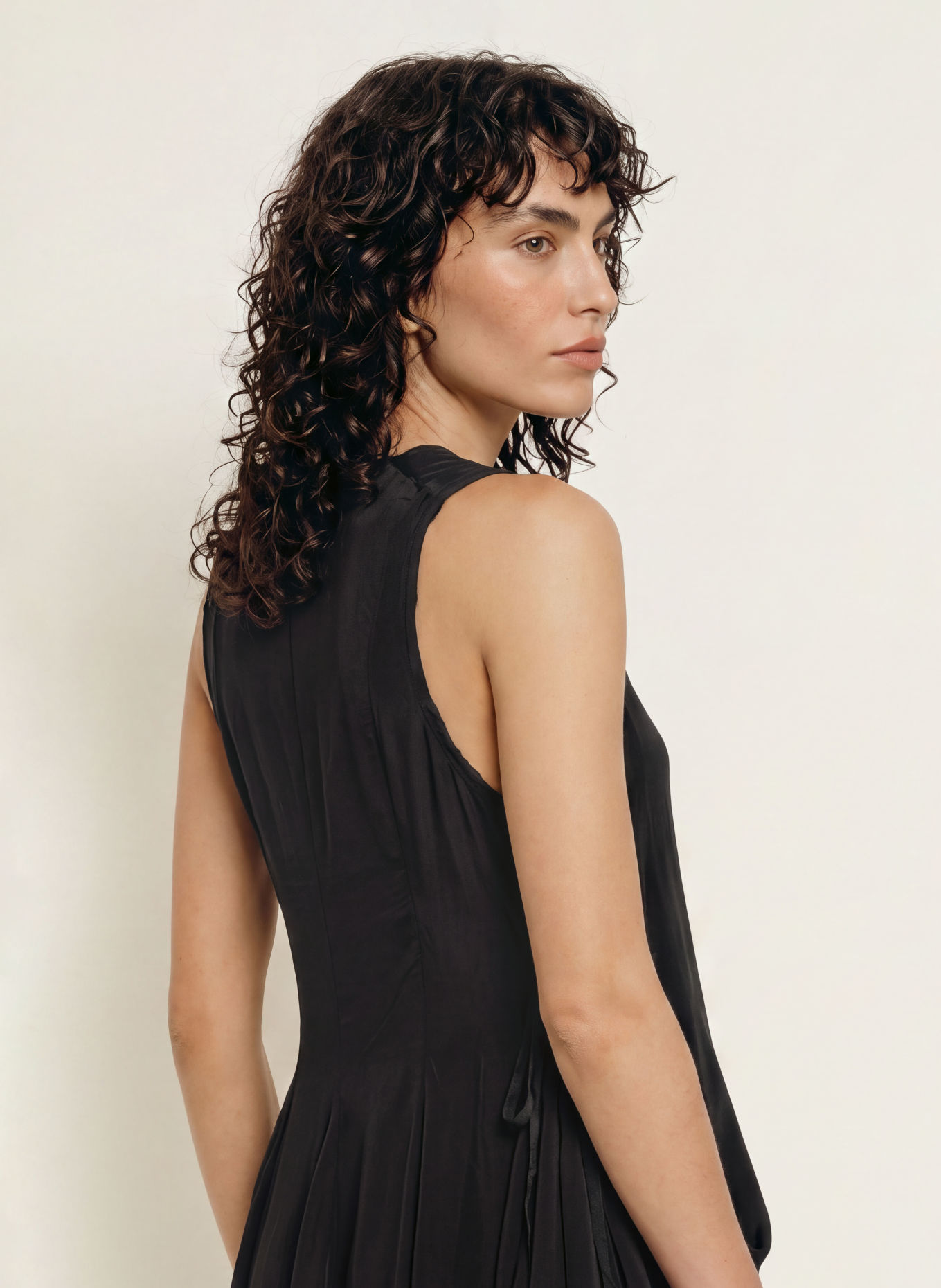ALLSAINTS Robe SYBIL: NOIR